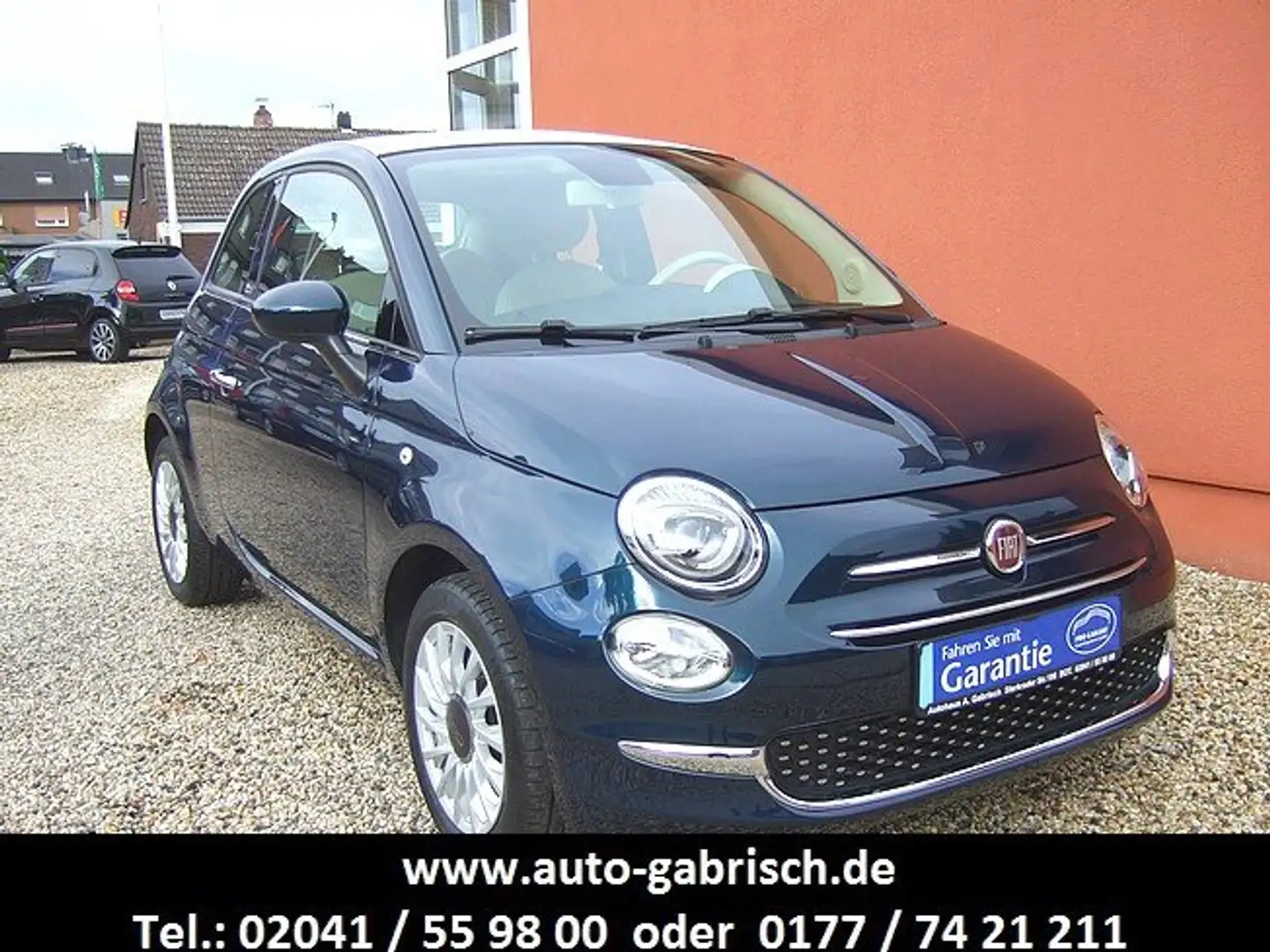 Fiat 500C Lounge,Cabrio,Klima,Tempomat,Teilleder,PDC Blau - 2