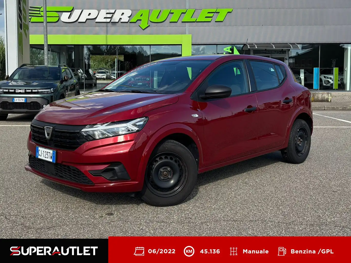 Dacia Sandero Streetway 1.0 tce ECO-G Essential Streetway 1.0 t Rosso - 1