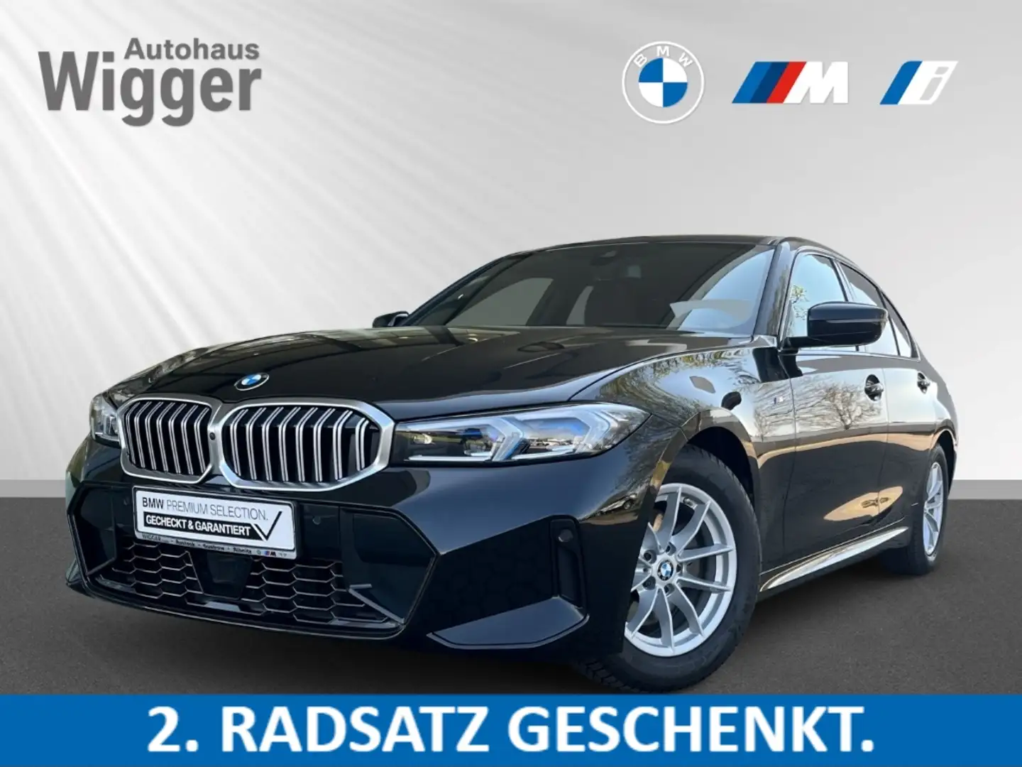 BMW 320 dA Lim. M Sport/HUD/Navi/ACC/Soundsystem Schwarz - 1