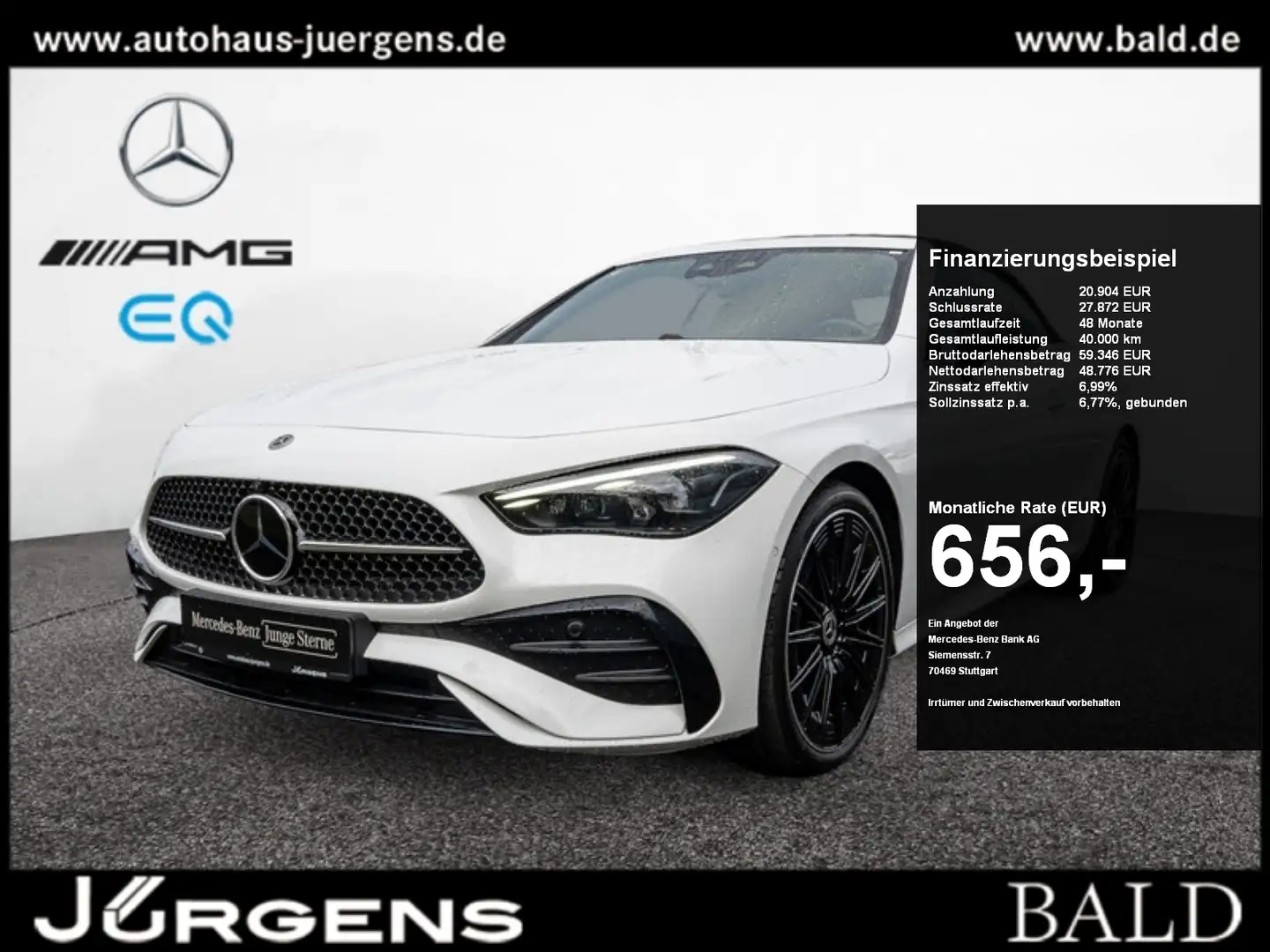 Mercedes-Benz CLE 450 4M Cabrio AMG-Sport/AHK/Night/Distr/20' Blanc - 1