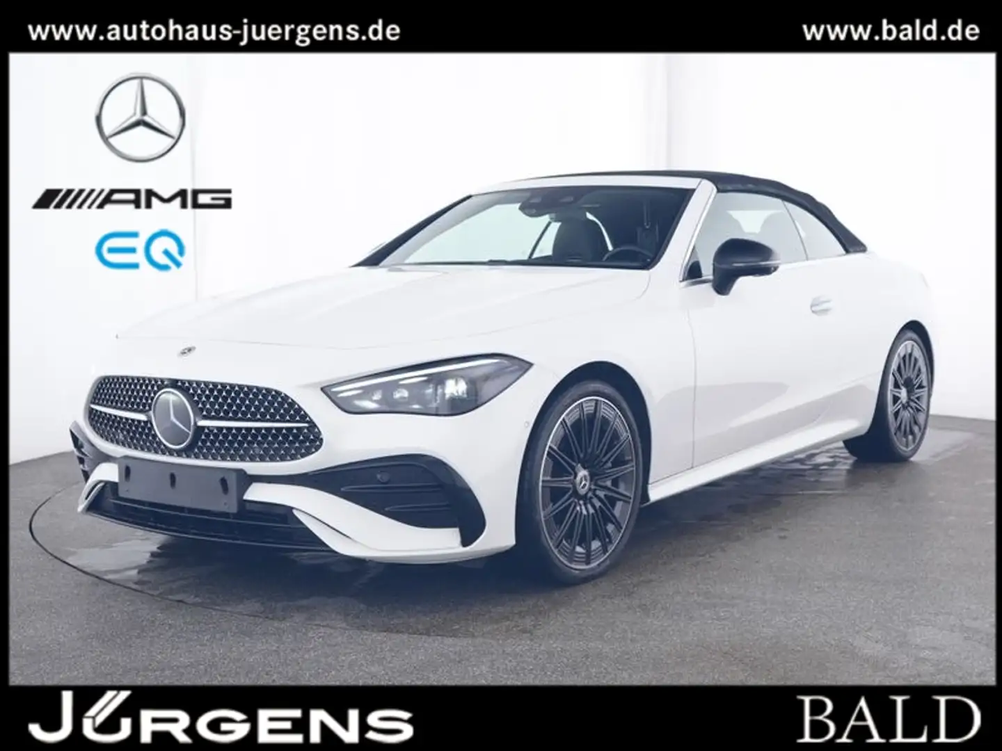 Mercedes-Benz CLE 450 4M Cabrio AMG-Sport/AHK/Night/Distr/20' Bílá - 2