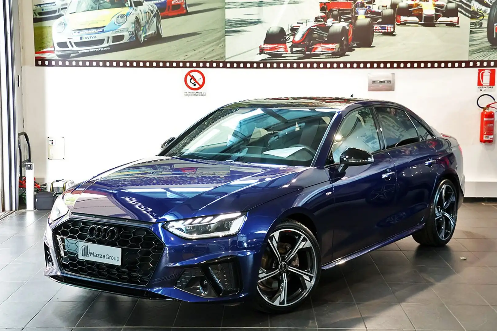 Audi A4 35 TFSI S-Tronic S-Line -MATRIX/ADAS/19"/MASSAGGIO Blau - 1