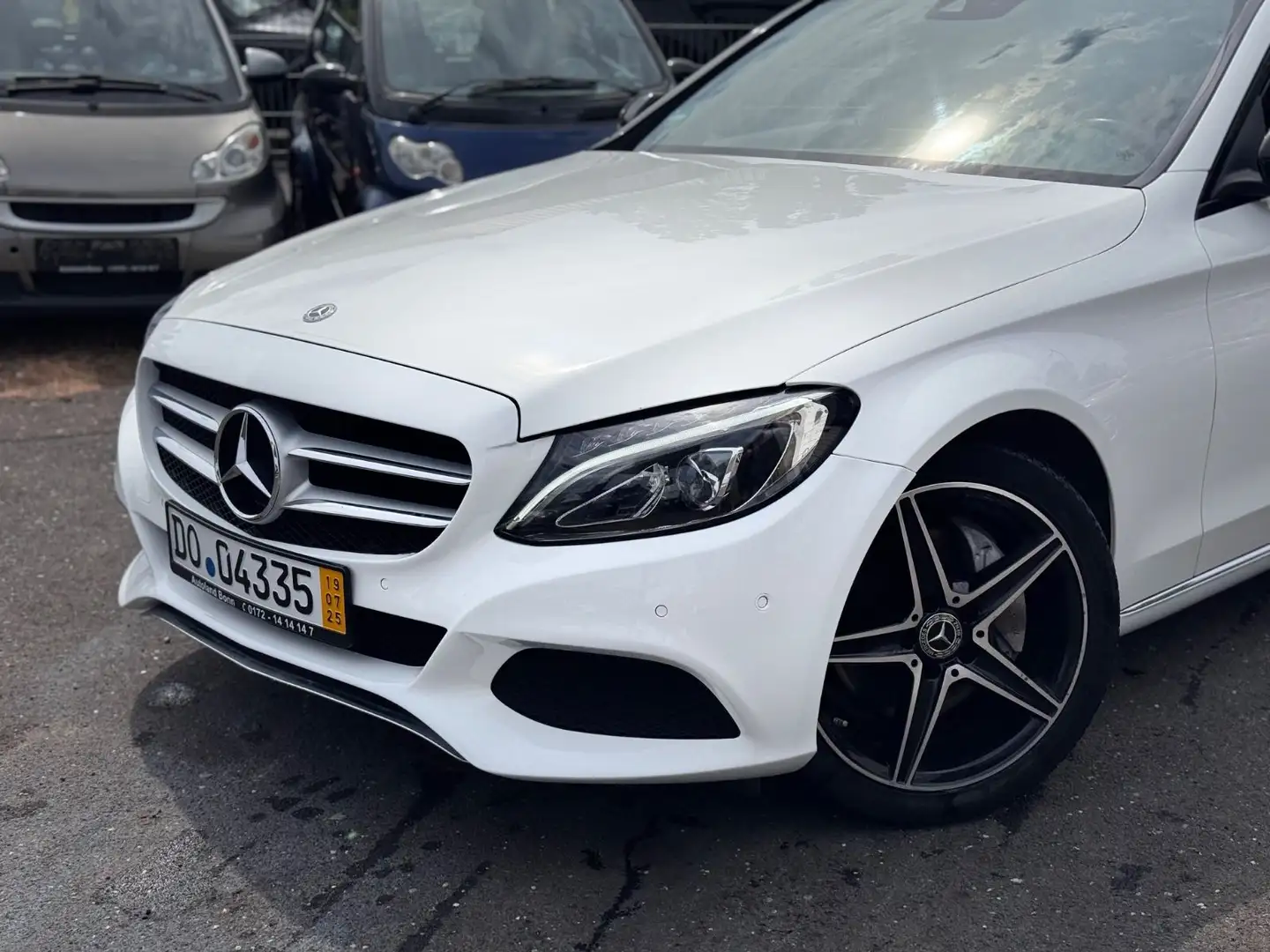 Mercedes-Benz C 220 d AMG Line lenkrad Blanc - 2