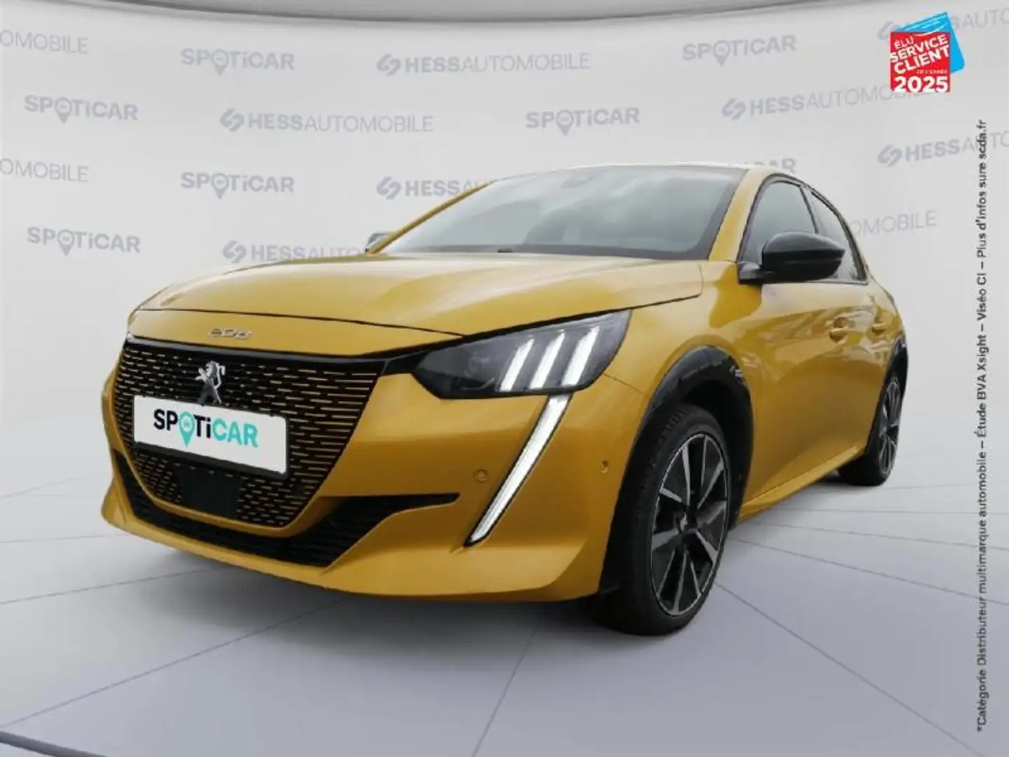 Peugeot e-208 e-208 136ch GT Jaune - 1