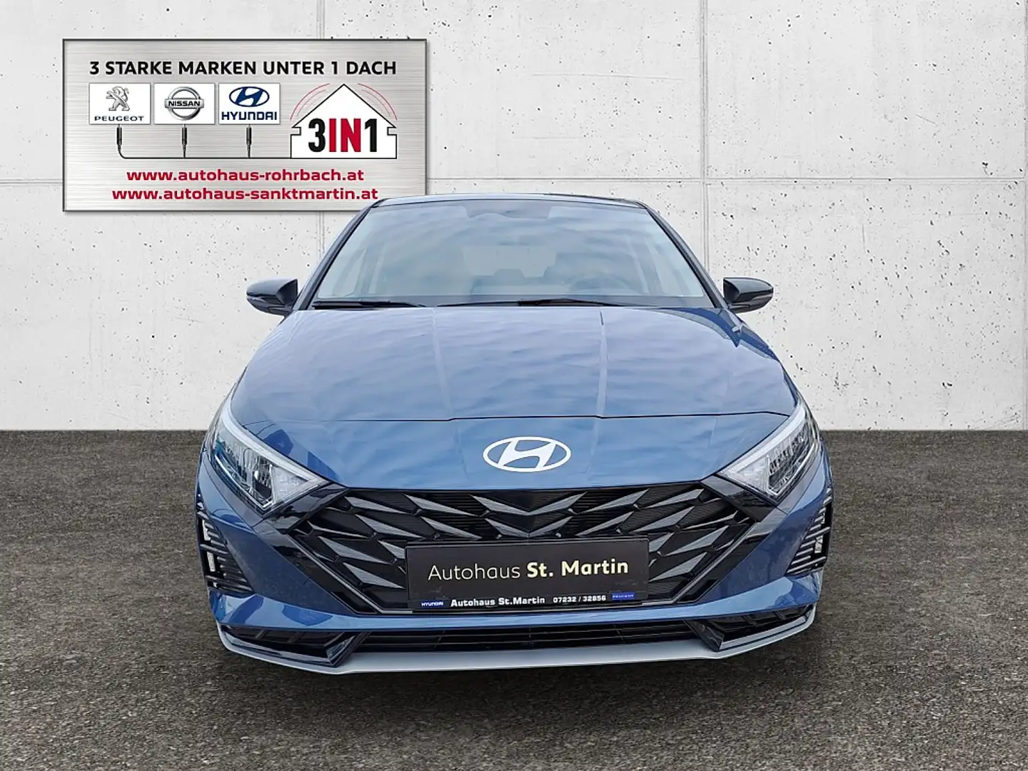 Hyundai i20 1,2 MPI GO PLUS Bleu - 2