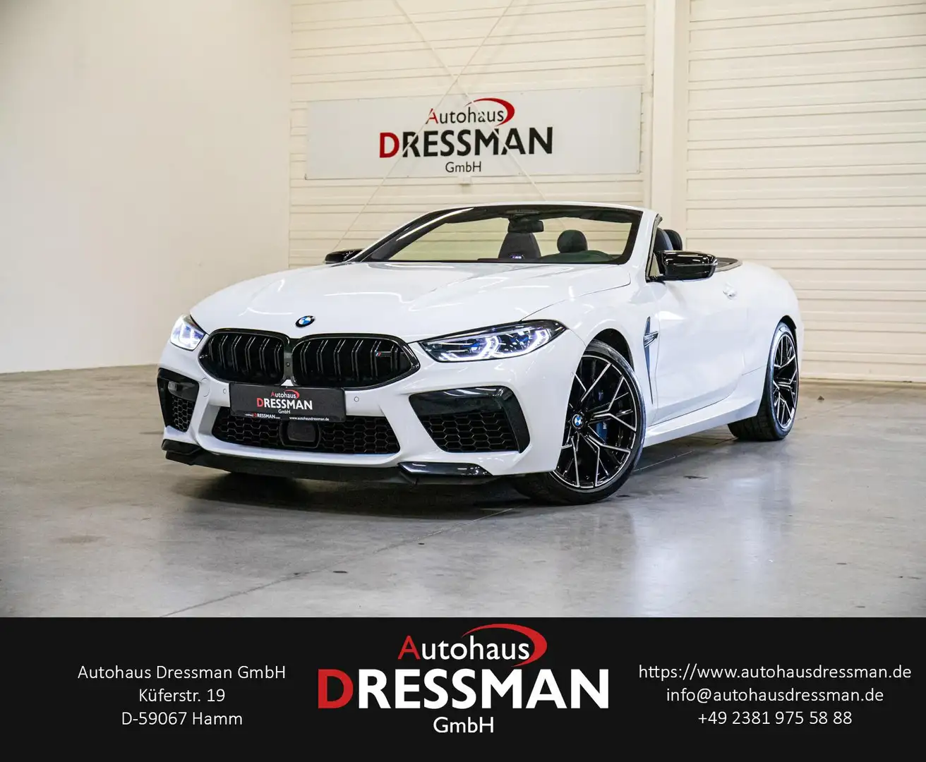 BMW M8 Competition LASER H-K ACC 360° NACKENHZ. HuD Bílá - 1