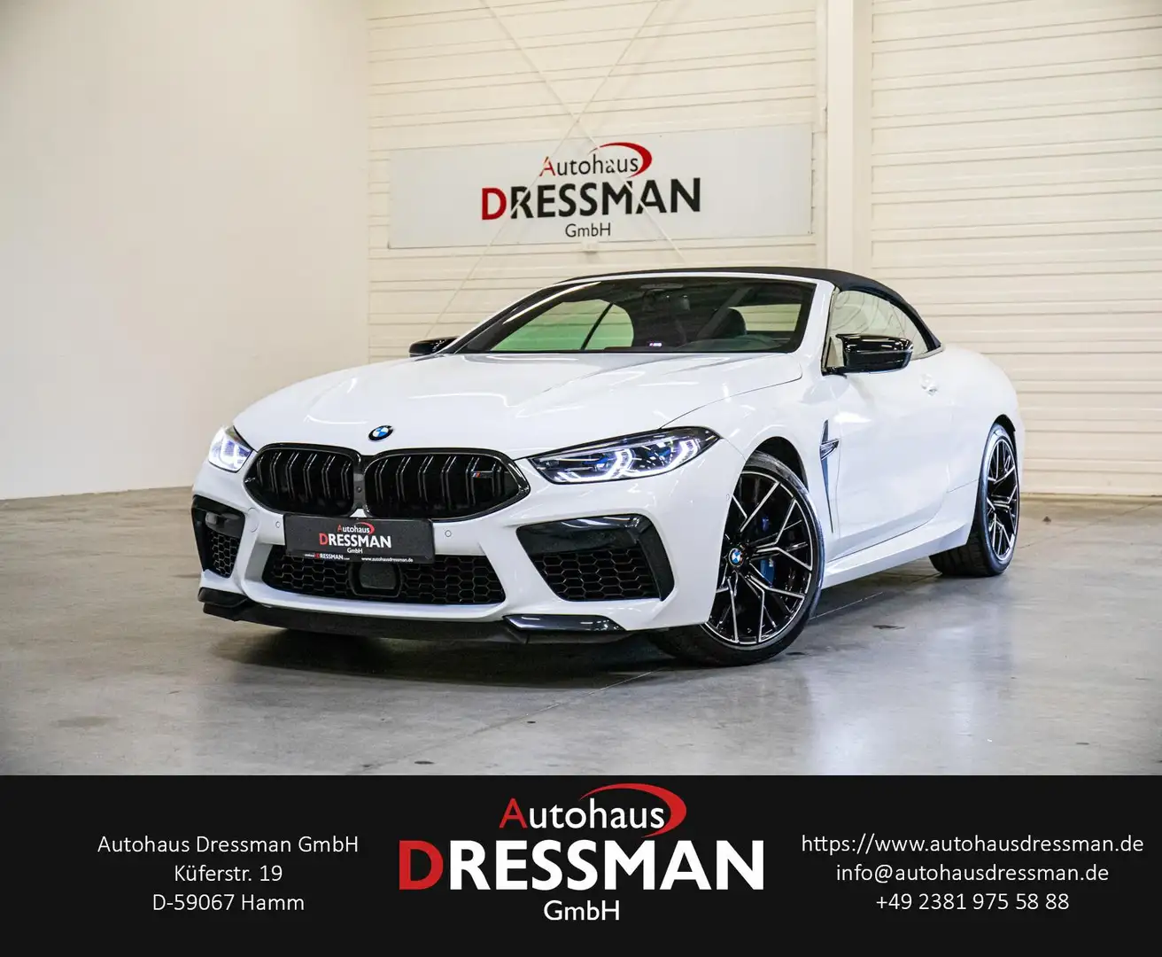 BMW M8 Competition LASER H-K ACC 360° NACKENHZ. HuD Weiß - 2