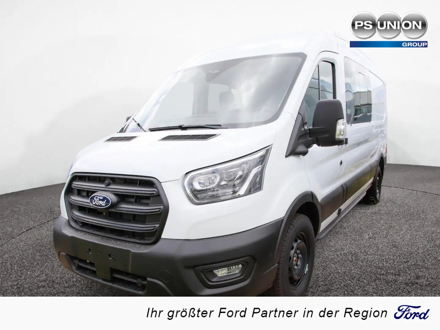 Ford Transit Doka 350 L3 Trend AWD KAMERA AHK Blanc - 1
