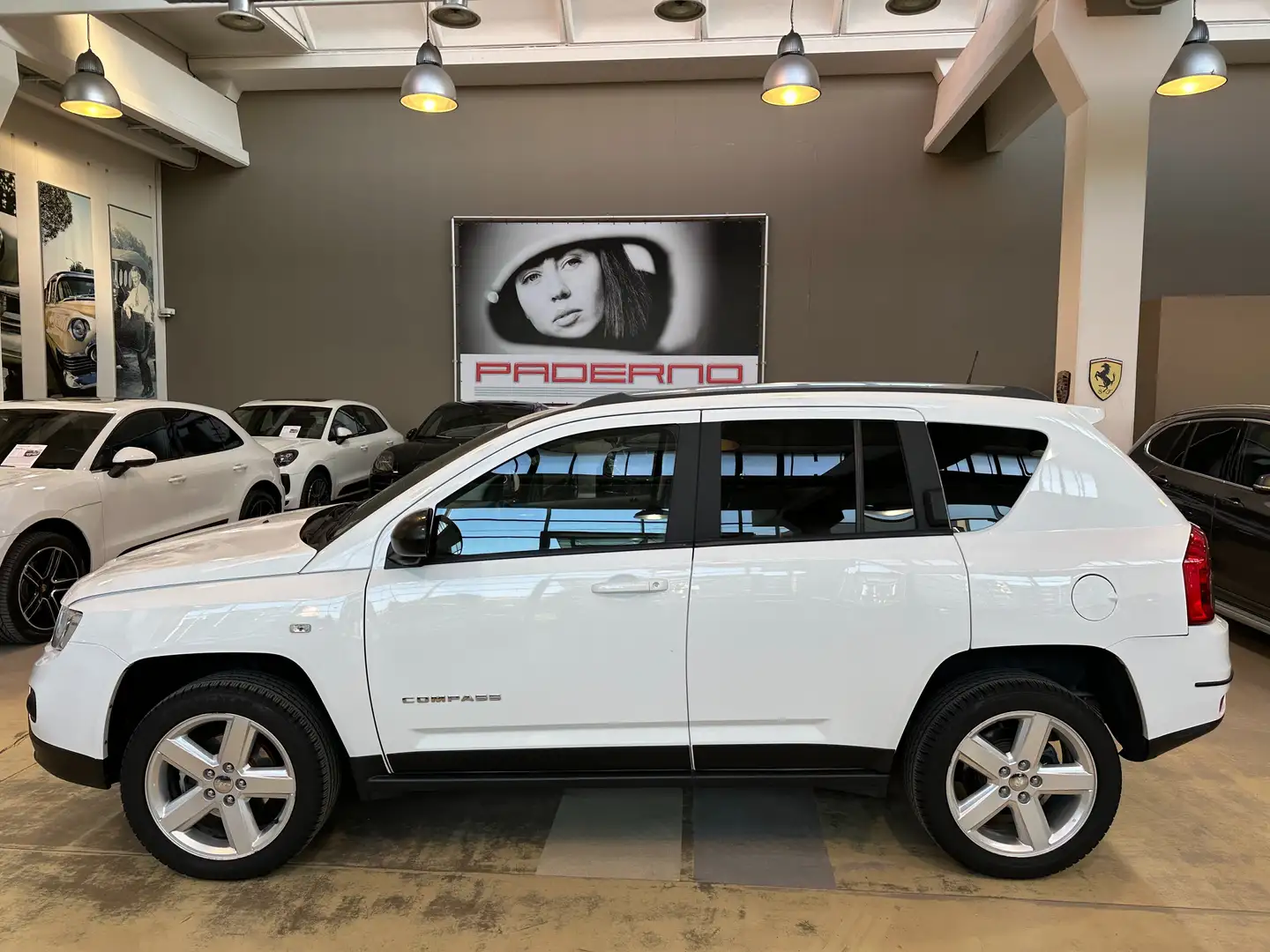 Jeep Compass 2.2 crd Limited 4wd 163cv - 18" - Pelle Nera Bianco - 2