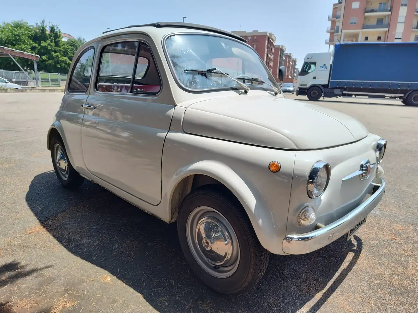Fiat 500 500F 1968 Blanc - 1