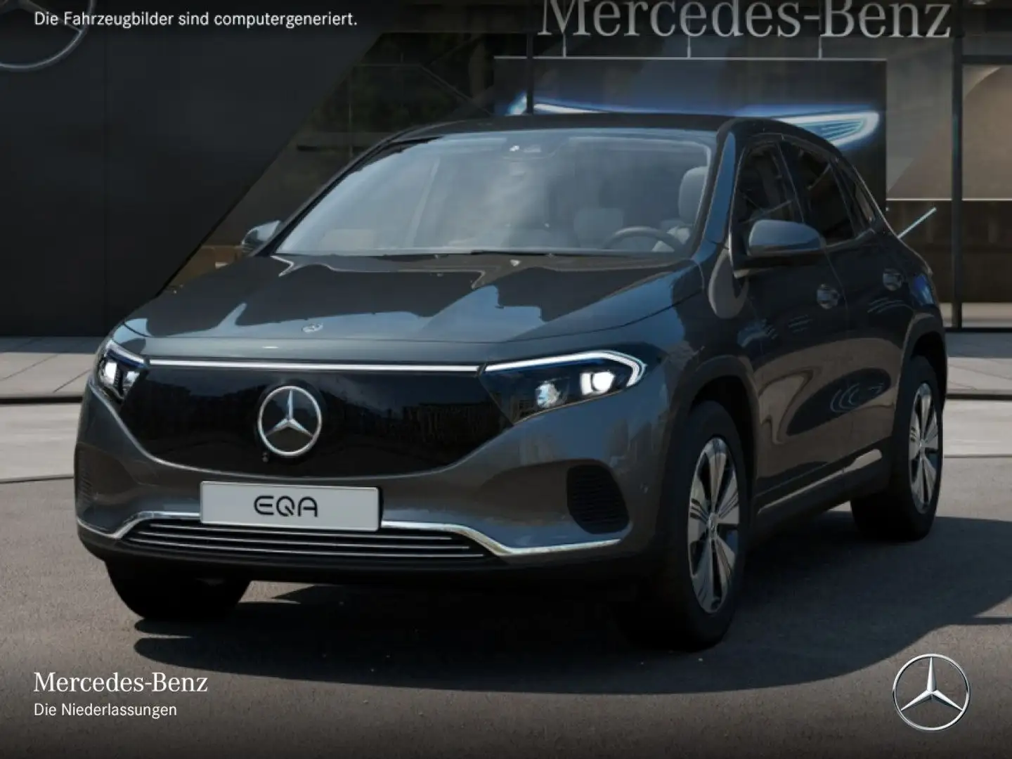 Mercedes-Benz EQA 350 4M PROG+ADVANCED+AHK+360+SPUR Gris - 2