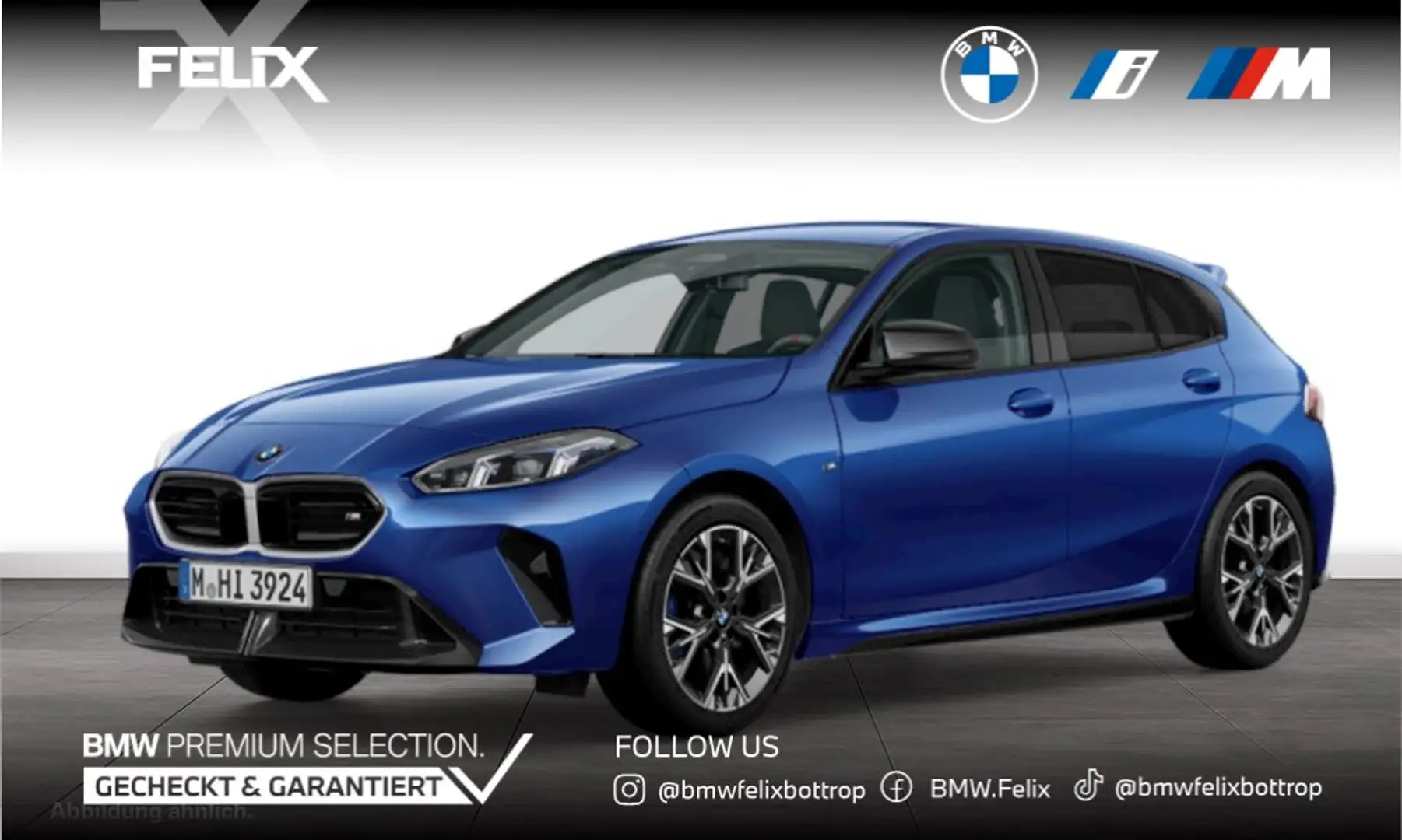 BMW 135 M135i xDrive+M SPORTPAKET PRO+HARMAN/KARDON Blau - 1