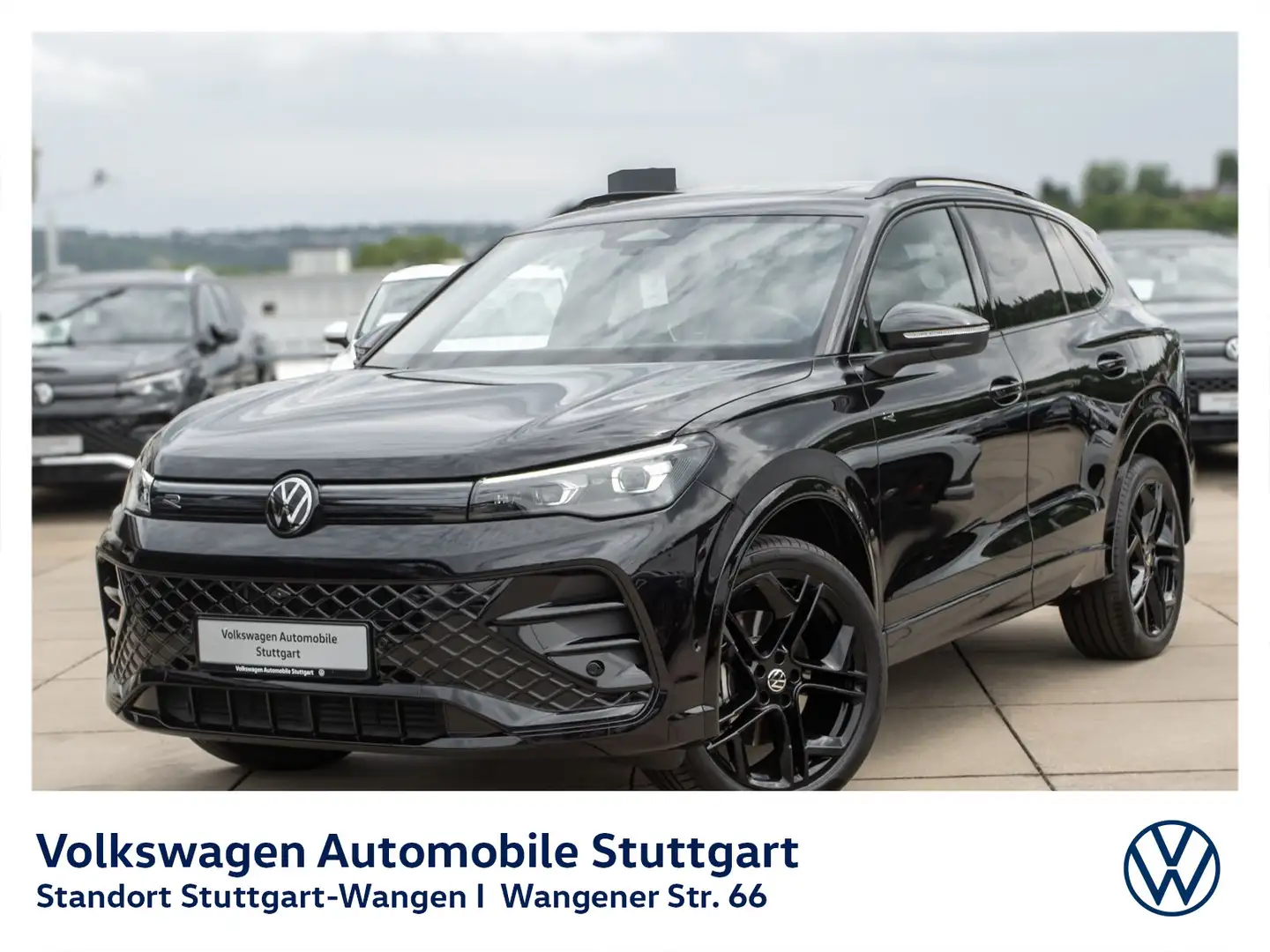 Volkswagen Tiguan R-Line 2.0 TDI DSG Navi LED Kamera AHK Schwarz - 1