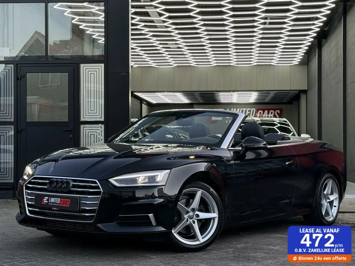 Audi A5 Cabriolet 2.0 TFSI Sport Pro Line S Schwarz - 1