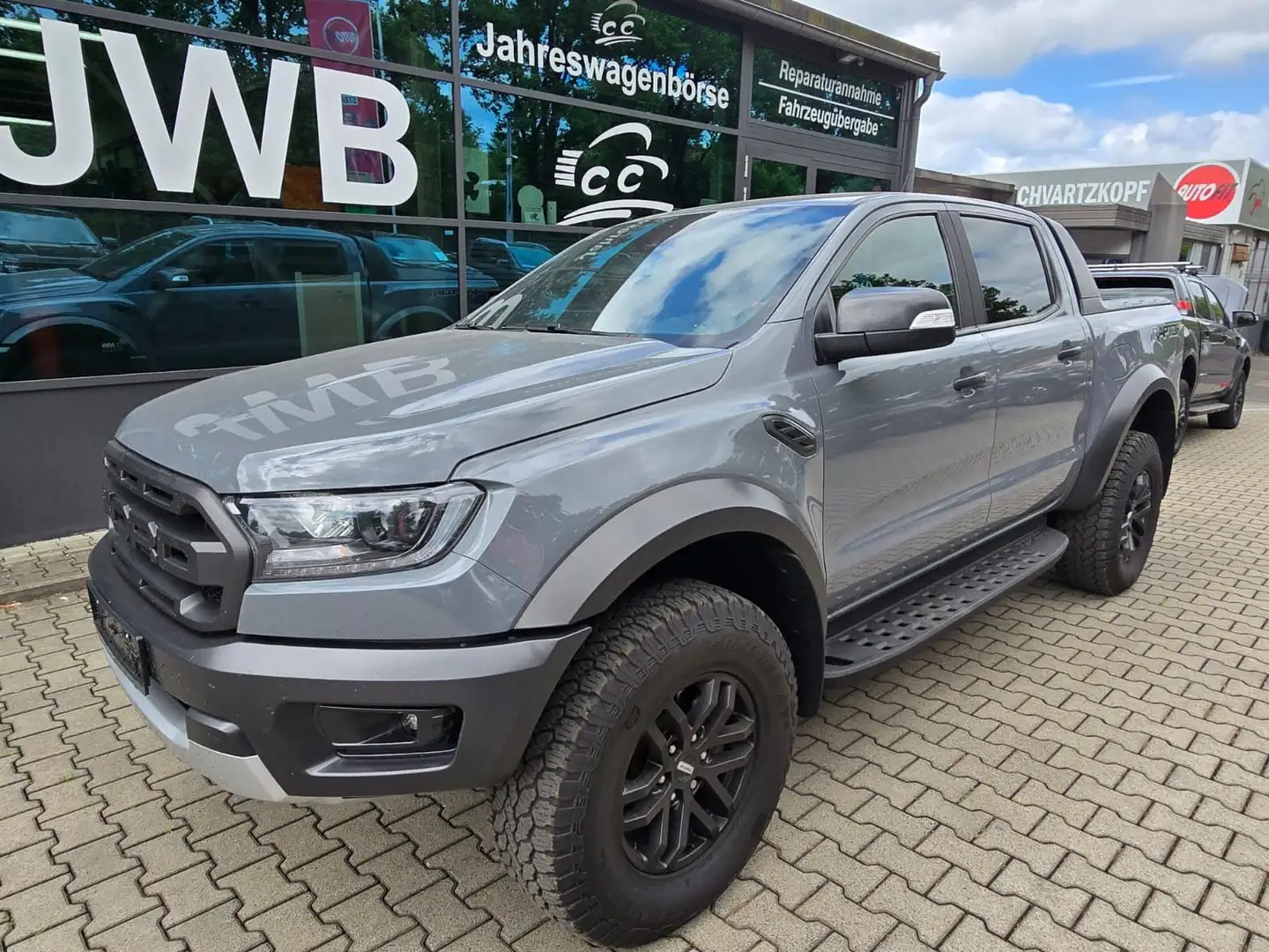 Ford Ranger Raptor Fox Fahrwerk Rollo 1Hd gepflegtes ex Leas Grijs - 1