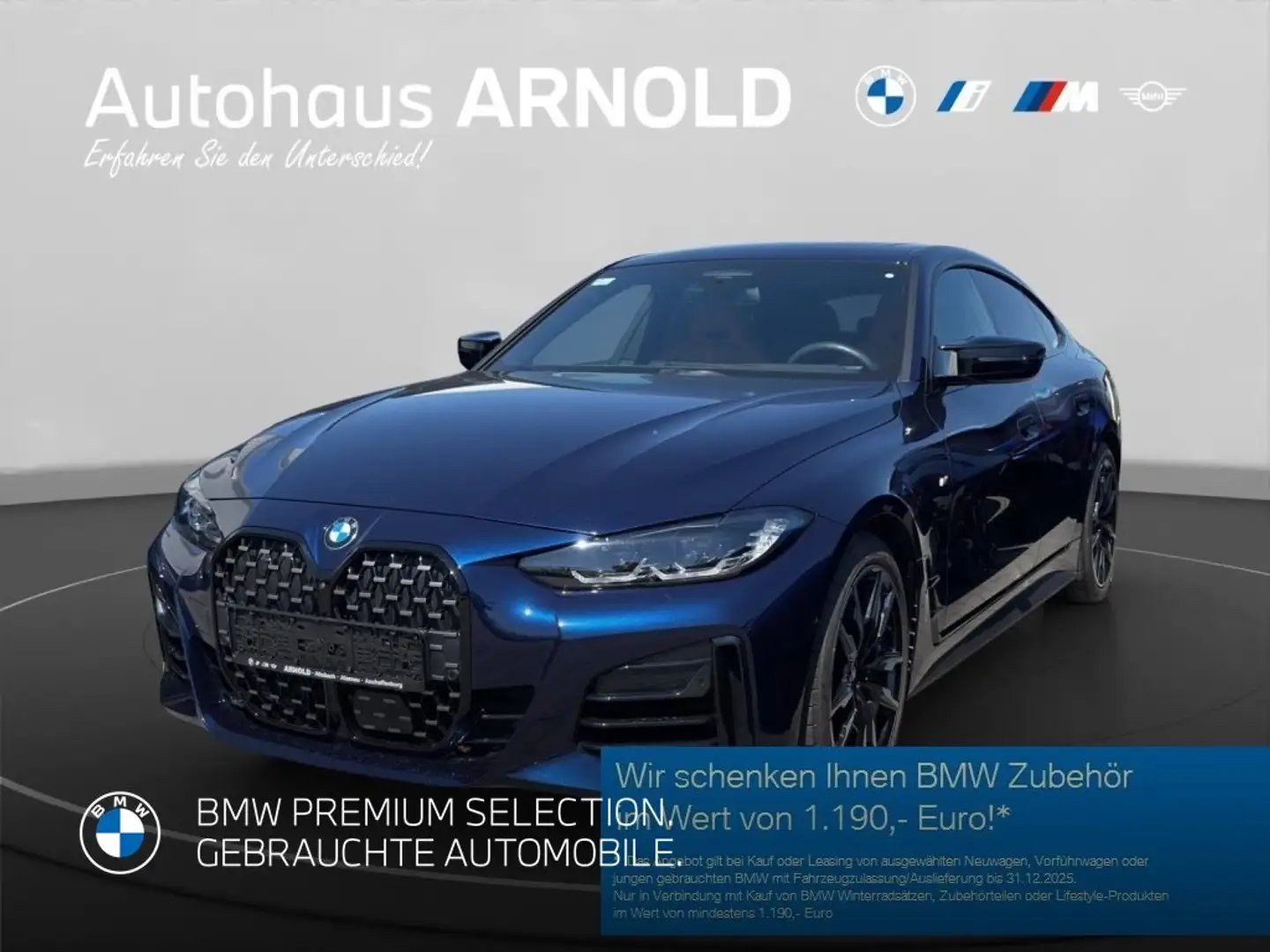 BMW 440 M440i xDrive Gran Coupé Harman Kardon Komfortzugan Blau - 1