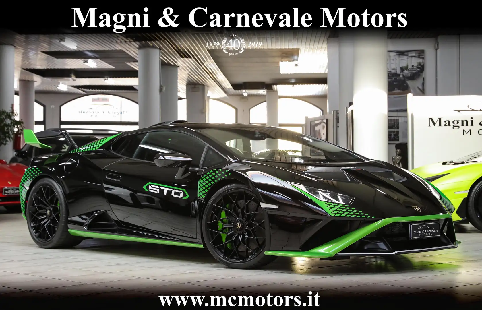 Lamborghini Huracán STO|LYFT SYST|STICKER PACK|20'' HEK MONOLOCK|APPLE Nero - 1