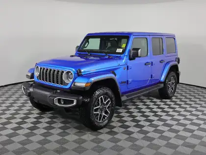 Blue 2025 Jeep Wrangler SUV / Crossover Four-Wheel Drive 8-Speed Automatic