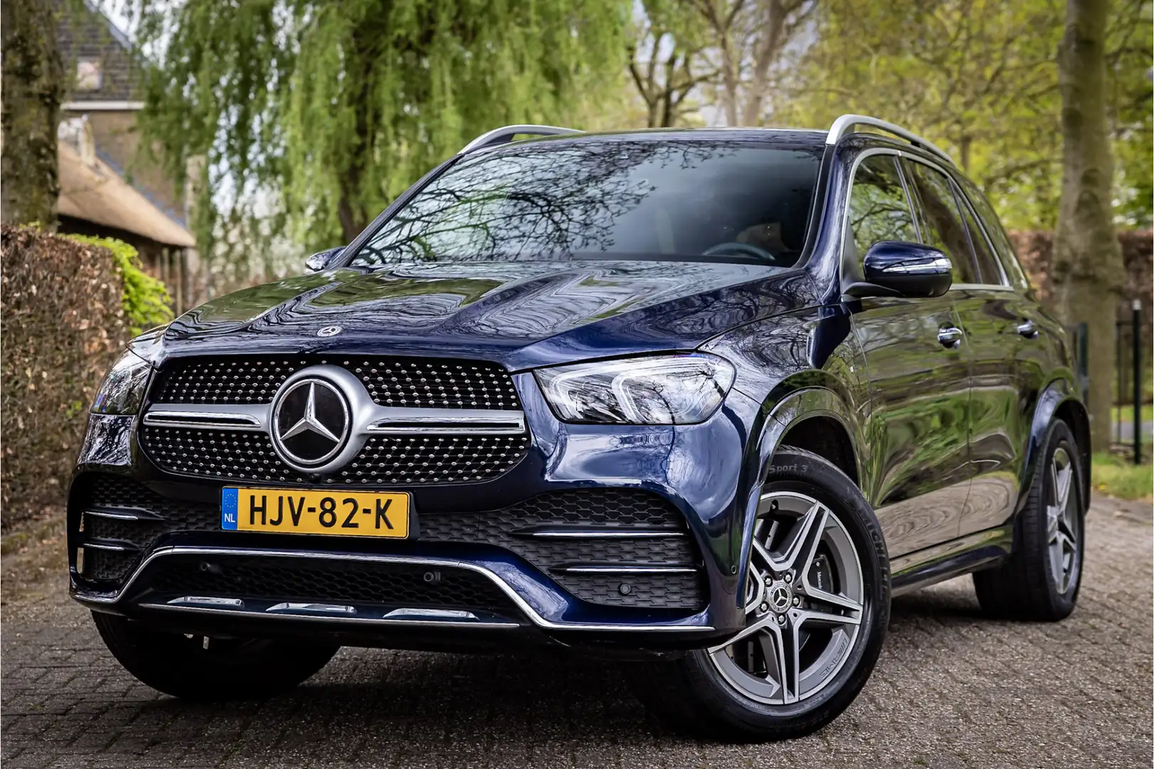 Mercedes-Benz GLE 350 de 4MATIC AMG Line Airmatic Luchtvering Trekhaak Blauw - 1