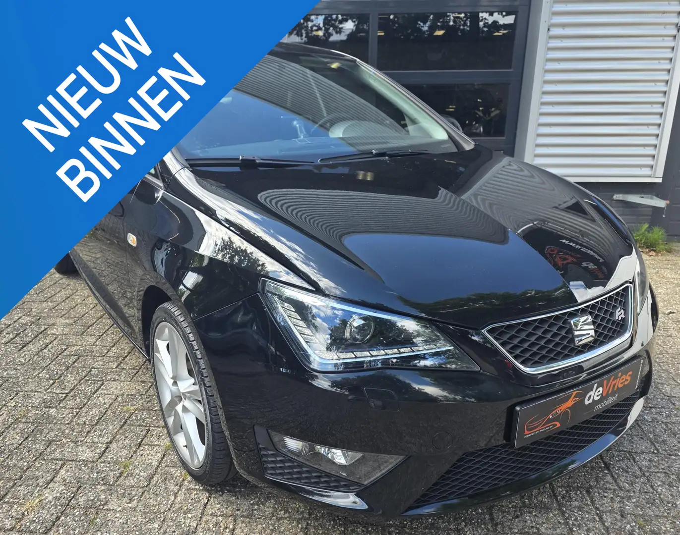 SEAT Ibiza 1.2 TSI FR **5DRS-CLIMA-CRUISECTRL** Zwart - 1