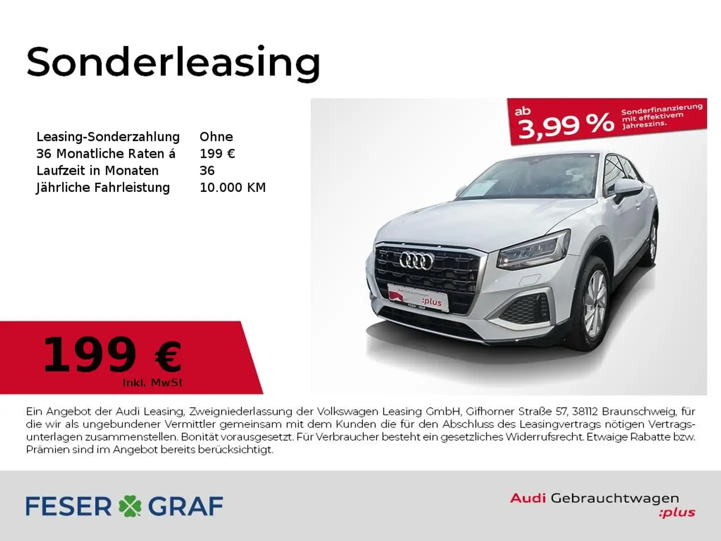 Audi Q2 Advanced 30 TFSI Navi LED Wit - 1