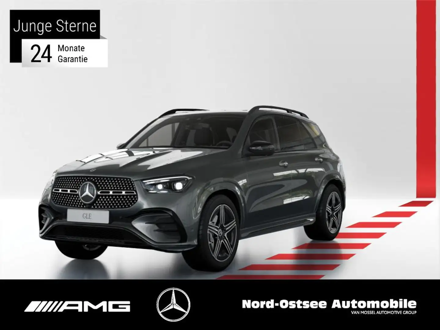 Mercedes-Benz GLE 450 d 4M NAVI PANO 360°-KAM SHZ KEYLESS STHZ Gris - 1