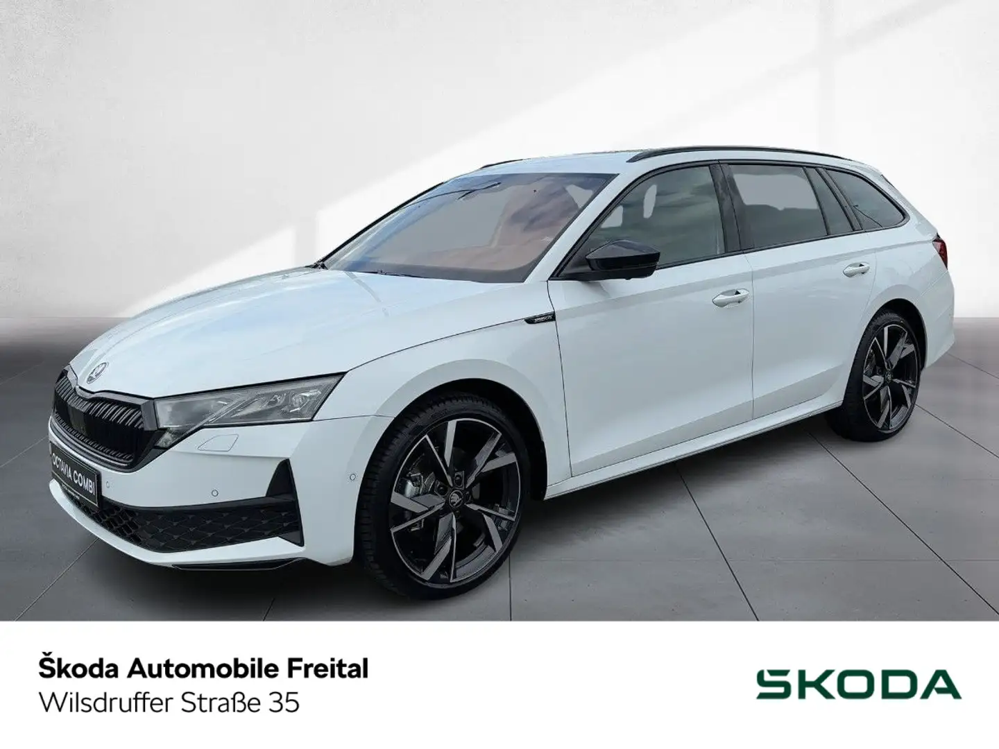 Skoda Octavia Combi SPORTLINE 2,0 TDI DSG NAVI DCC AHK Weiß - 1