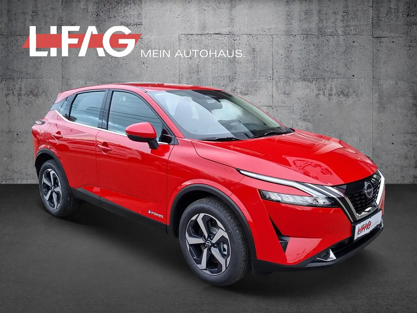 Nissan Qashqai 1,5 VC-T e-Power Acenta *ab € 23.990,-* Rood - 1