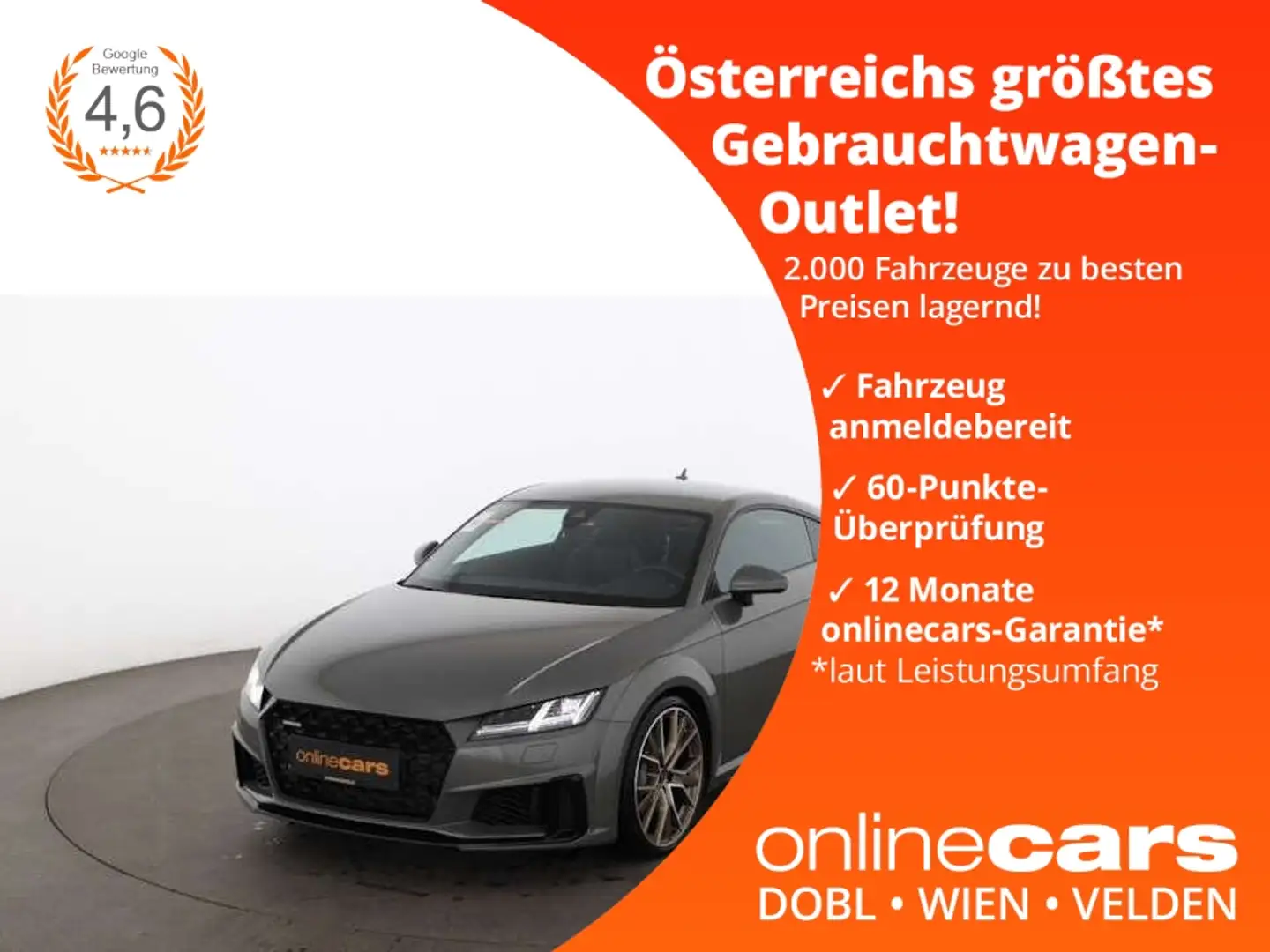 Audi TT Coupe 45 TFSI quattro Aut MATRIX LEDER NAVI Grau - 1