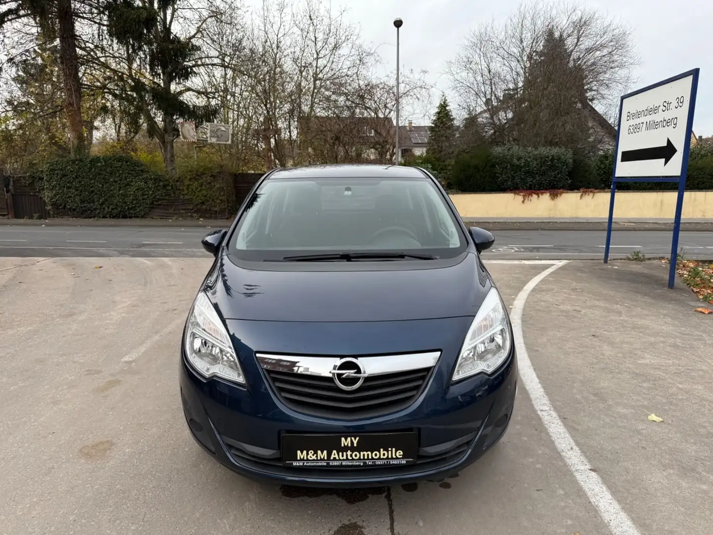 Opel Meriva B1.4 Selection/Tüv neu/1.Hand/SH Gepflegt Bleu - 2