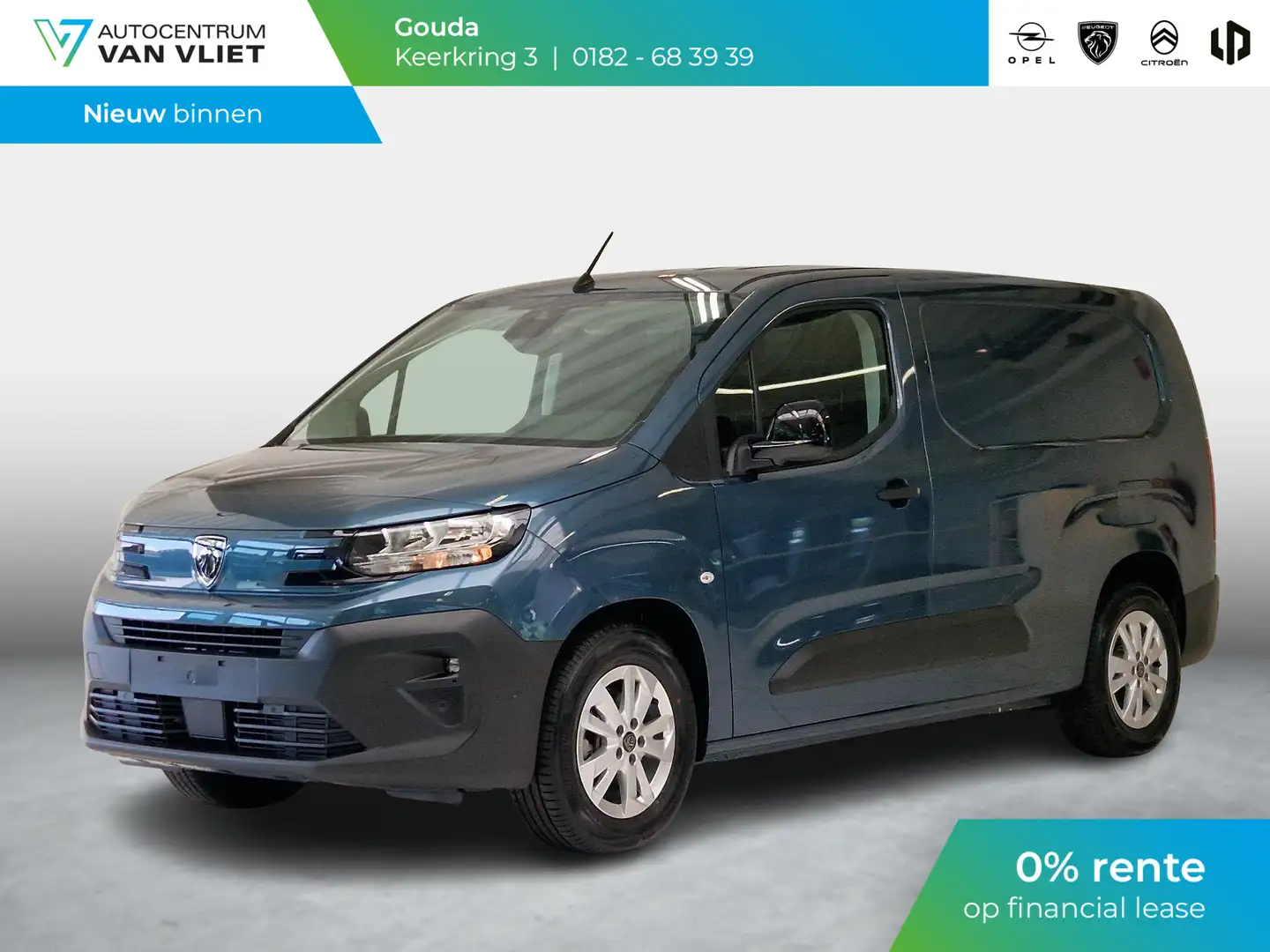 Peugeot Partner e-Partner L2 50 kWh | 0% rente | 8 jaar garantie | Blauw - 1