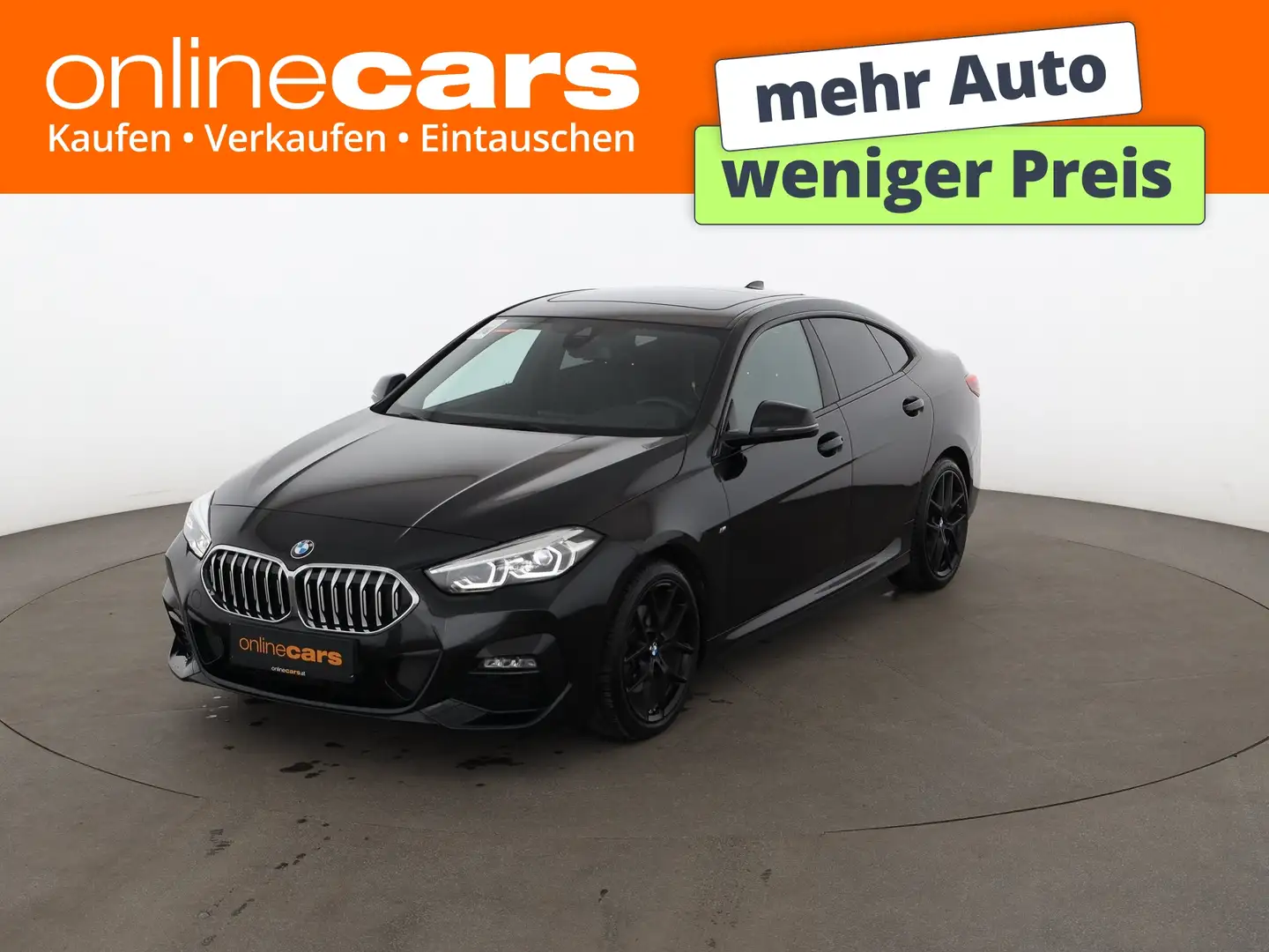 BMW 218 i Gran Coupe M-Sport Aut LED SKY LEDER NAVI Schwarz - 1