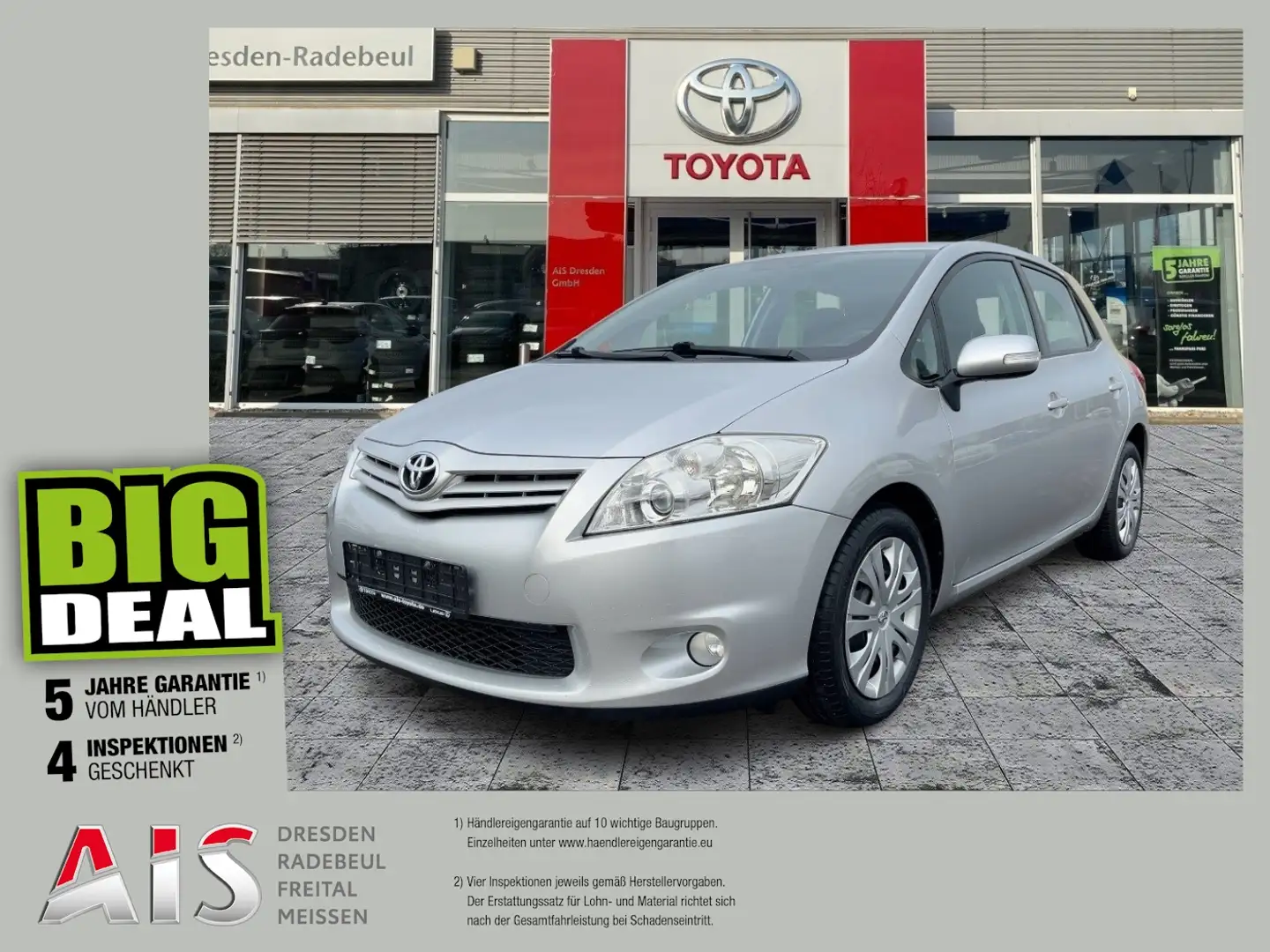 Toyota Auris 1.33 Life StandHz*PDC*2-Zonen-Klima Silber - 1