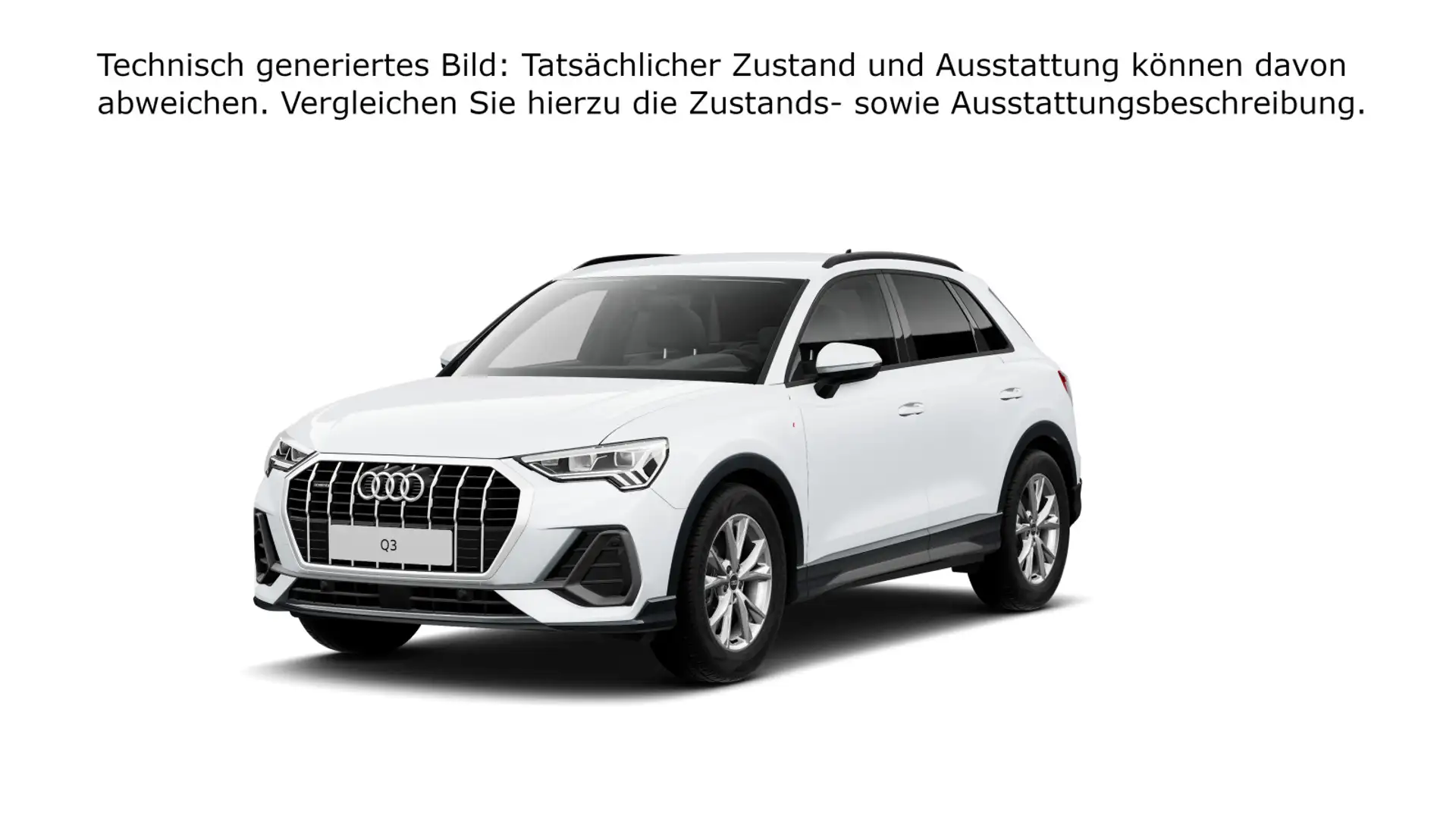 Audi Q3 40 TFSI quattro S-line Weiß - 2