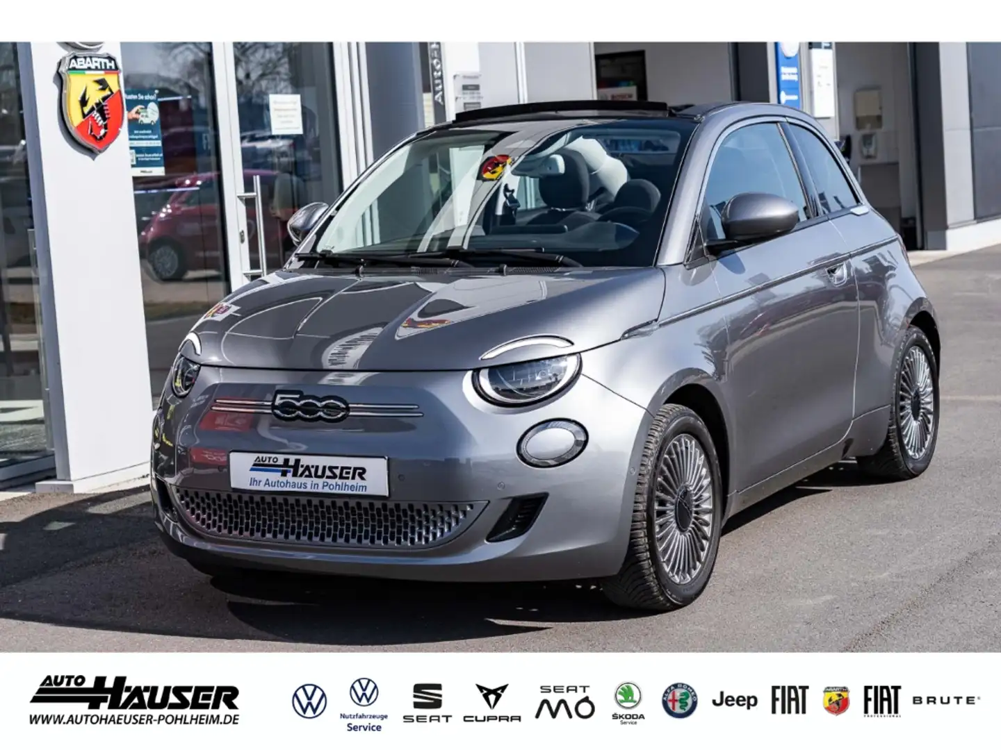Fiat 500e MY23 42kWh STYLE KOMFORT KAMERA SITZHZG. ALLWETTER Gris - 1