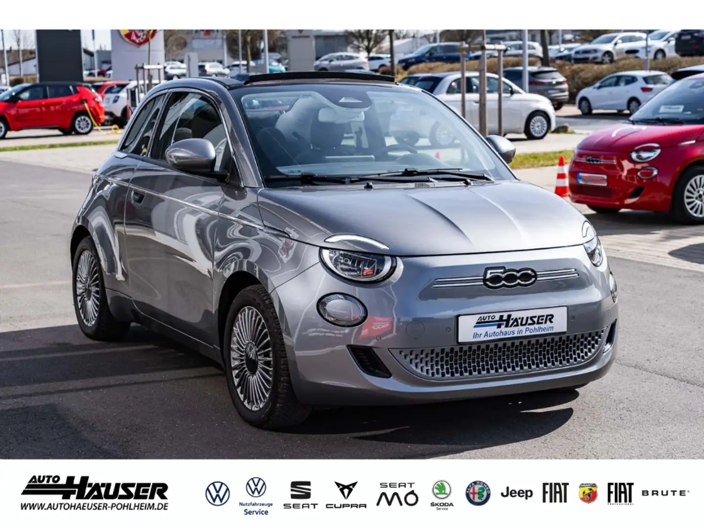 Fiat 500e MY23 42kWh STYLE KOMFORT KAMERA SITZHZG. ALLWETTER Gris - 2