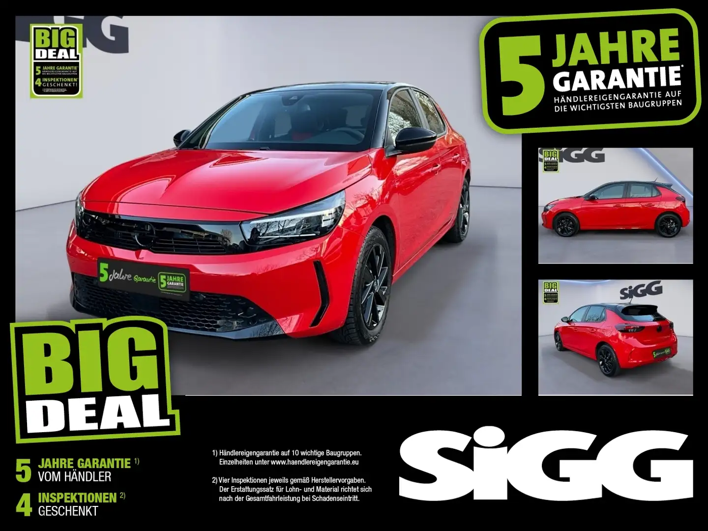 Opel Corsa F 1.2 Turbo AppleCarPlay Sitzheizung Rot - 1