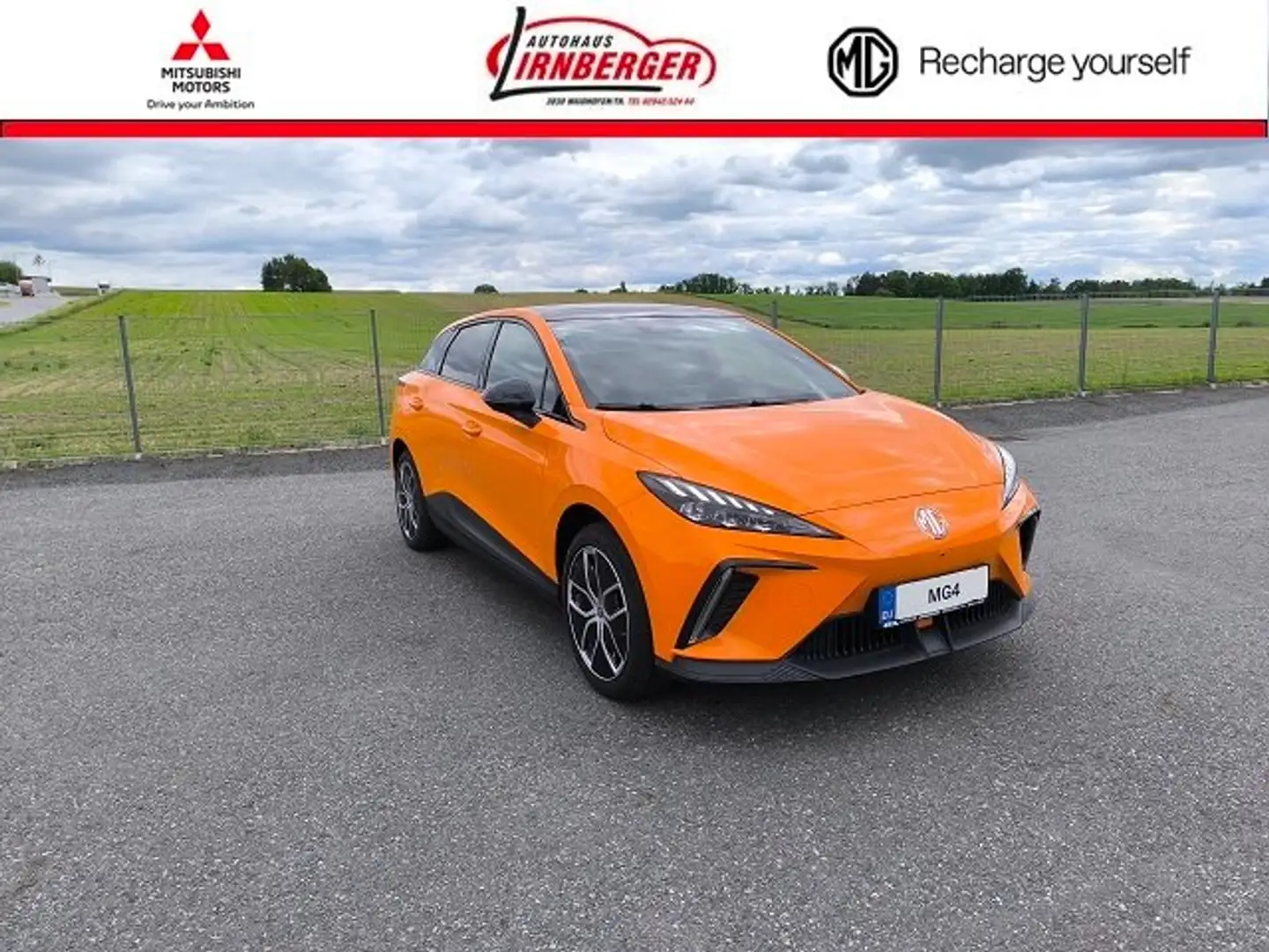 MG MG4 EV 77 kWh Trophy Extended Range Portocaliu - 1