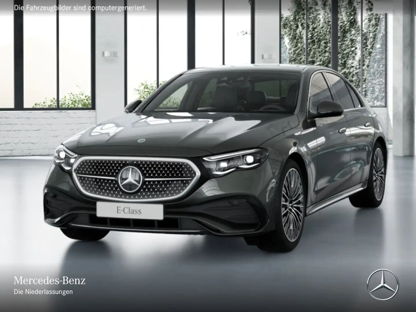Mercedes-Benz E 220 d 4M Edition AMG-Line Fahrass 360° Pano AHK Grau - 2