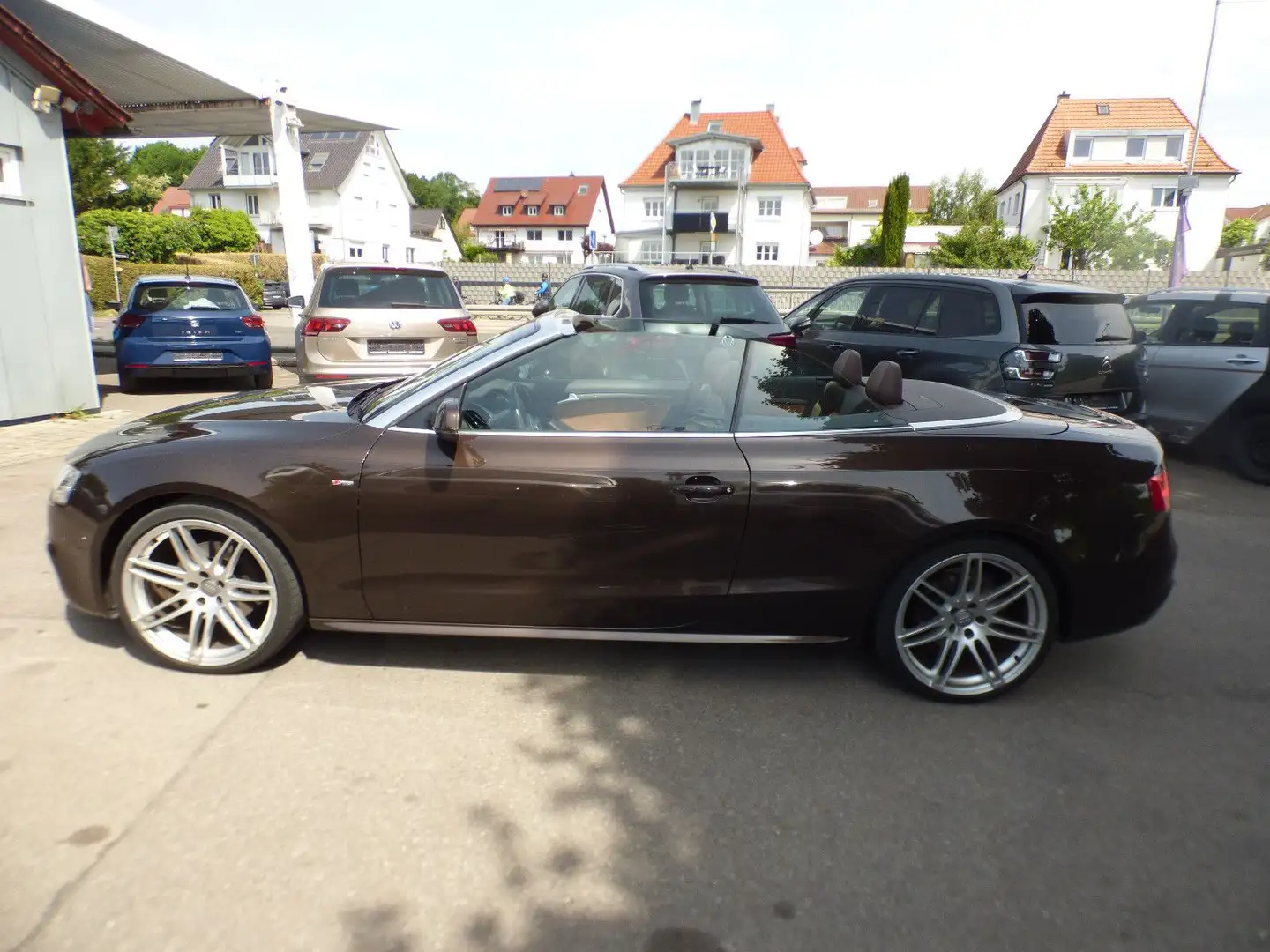 Audi A5 Cabriolet 3.0 TDI quattro *NAVI*PDC*S-line*qt Brun - 2