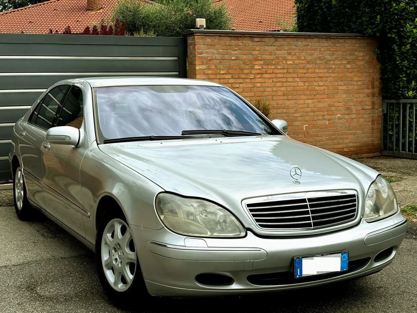 Mercedes-Benz S 320 -benzina-ISCRITTA ASI- Lunga-Navi,Sed Risc+Vent Argent - 2