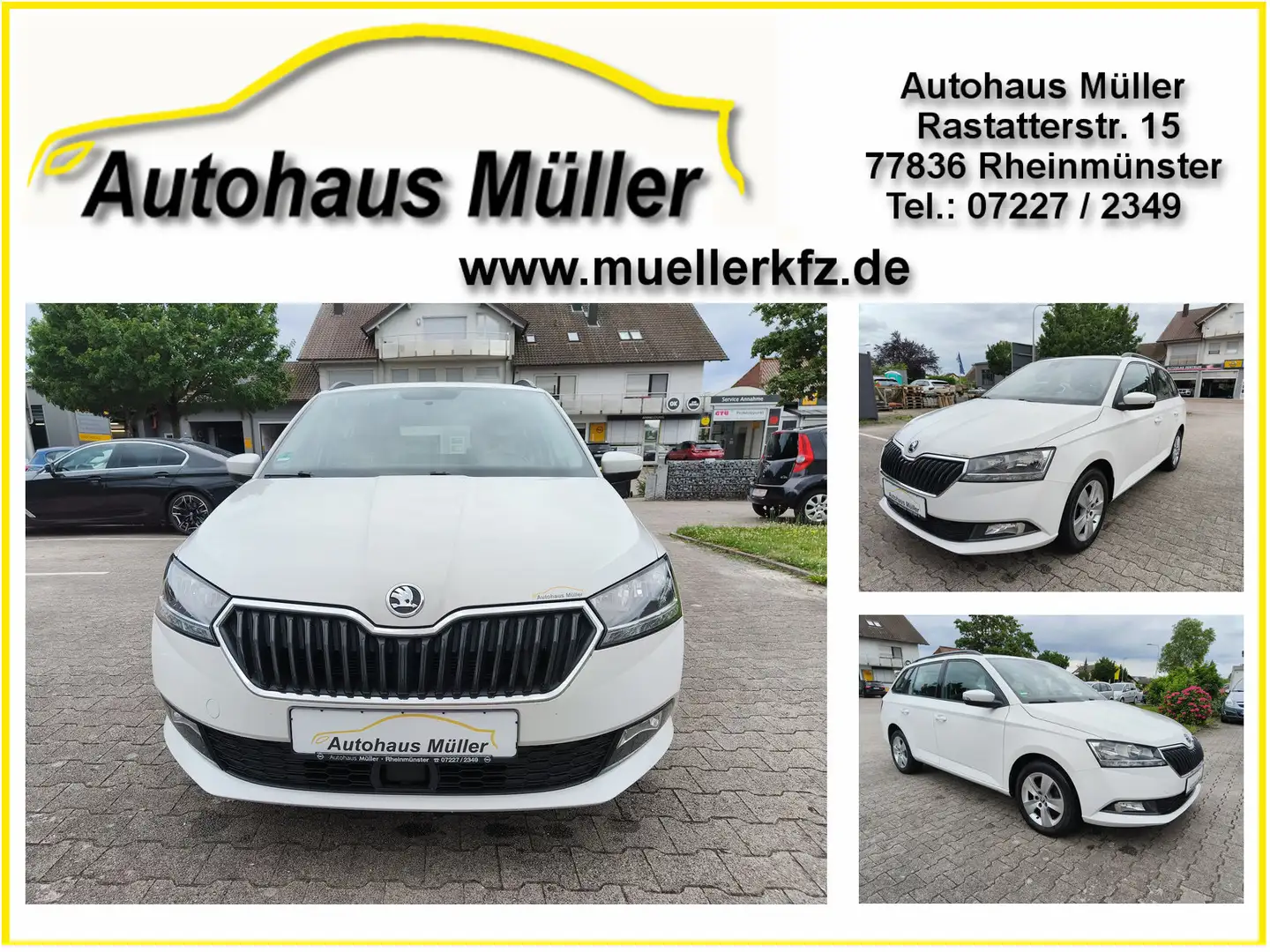 Skoda Fabia Ambition Wit - 1