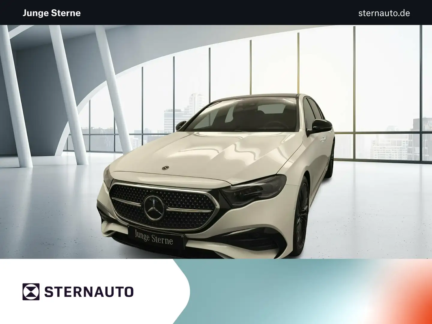 Mercedes-Benz E 200 E 200 AMG Advanced+ Pano Distro SuperScreen Burm Weiß - 1