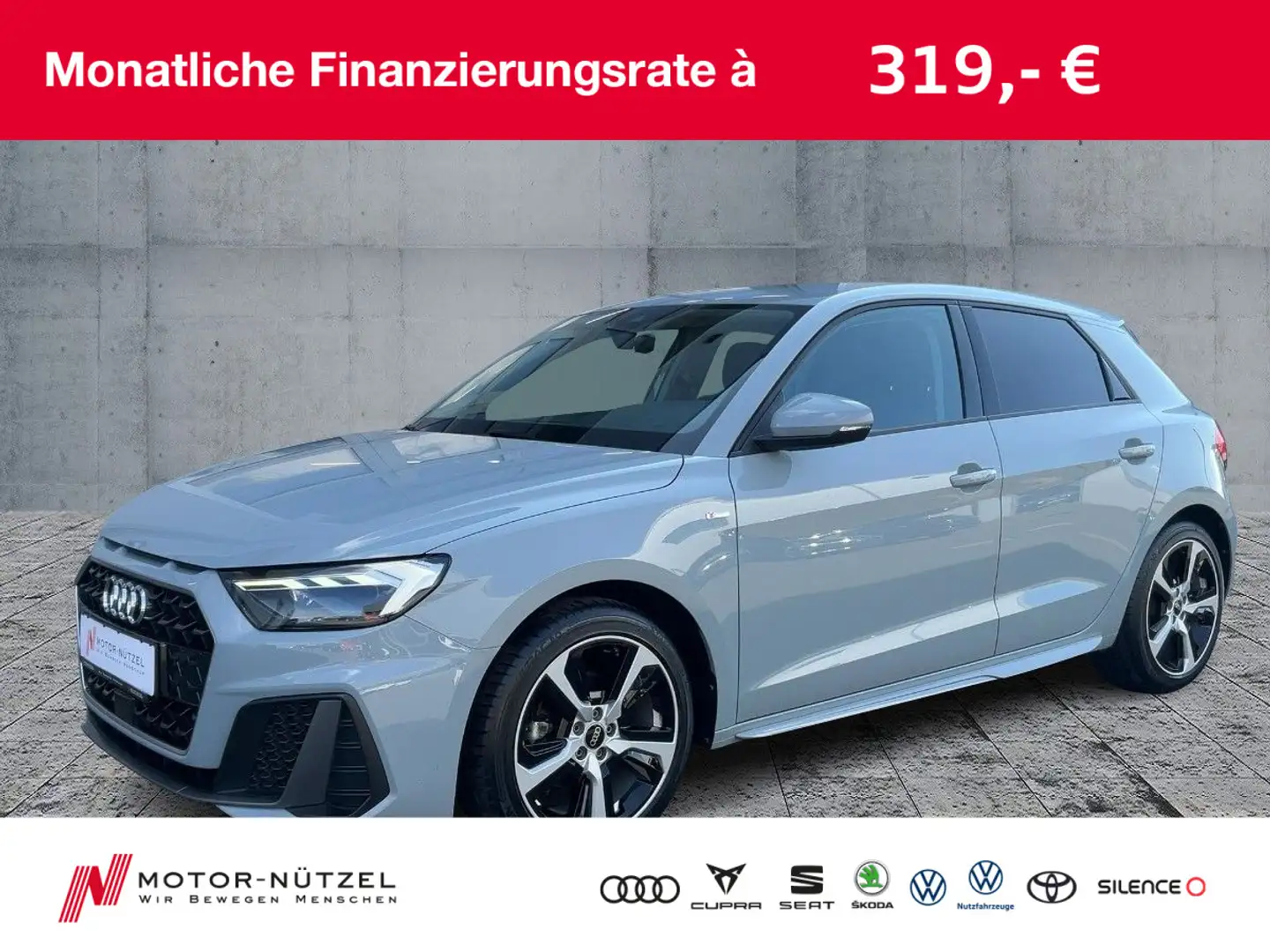Audi A1 30 TFSI S-TR S-LINE LED+PDC+SHZ+17" Grau - 1