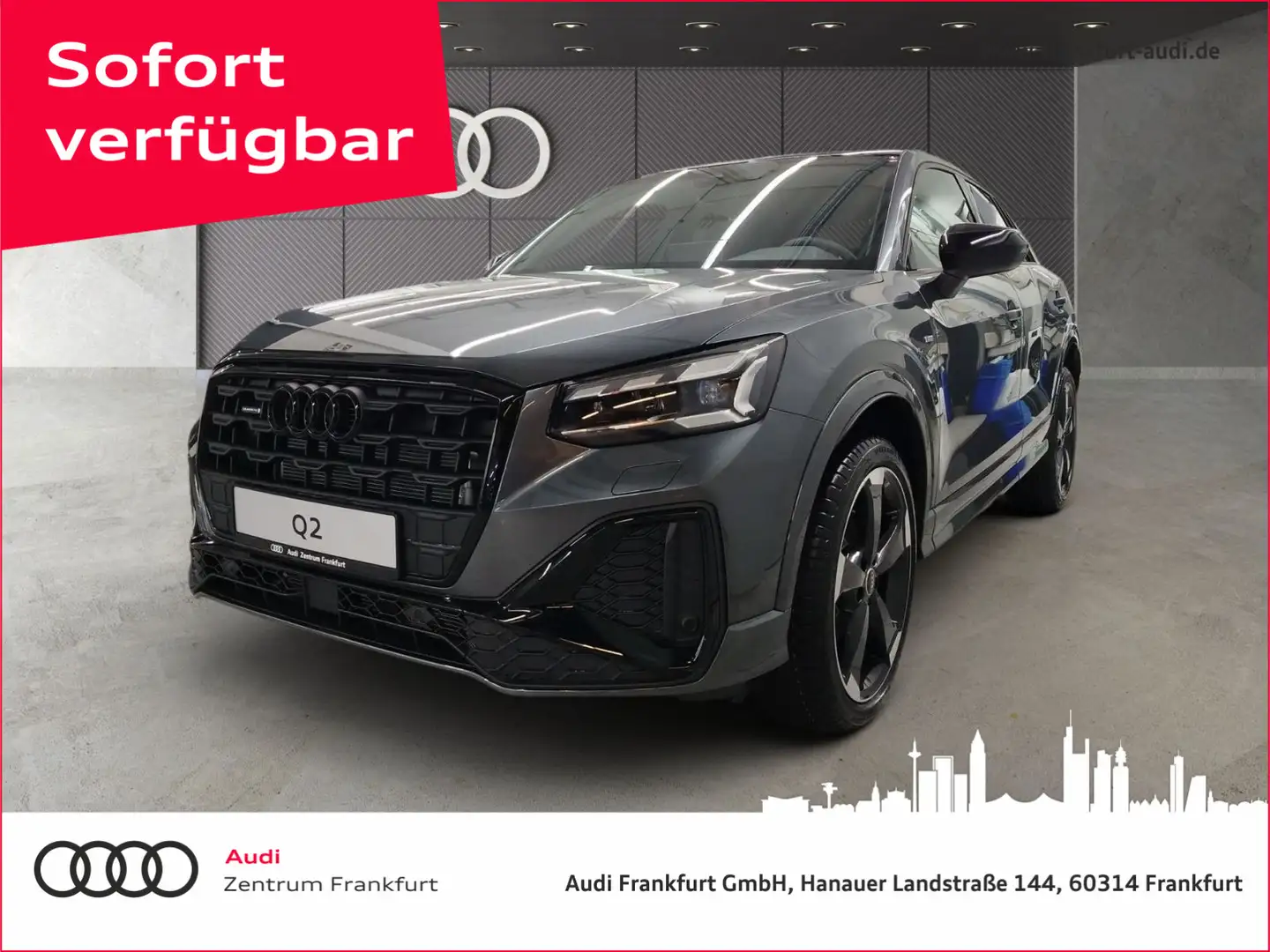 Audi Q2 S line 40 TFSI quattro S tronic Gris - 1