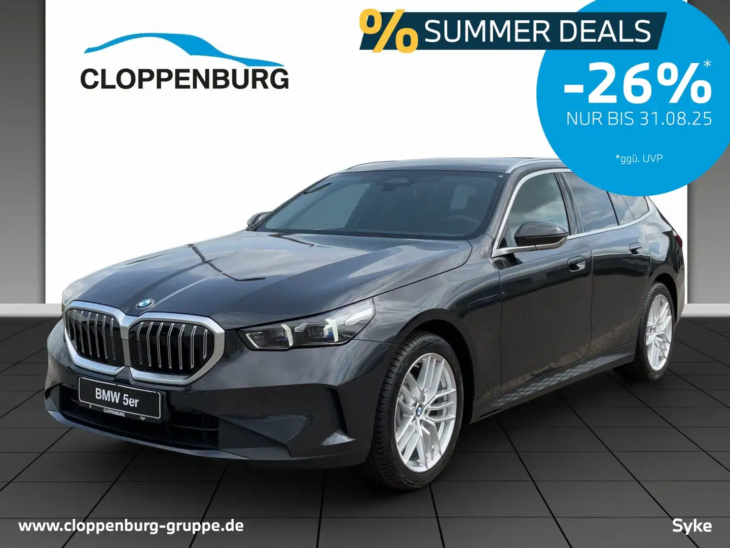 BMW 520 d Head-Up+AHK+Navi+360°+ACC+SHZ UPE: 70.530€ Grau - 1