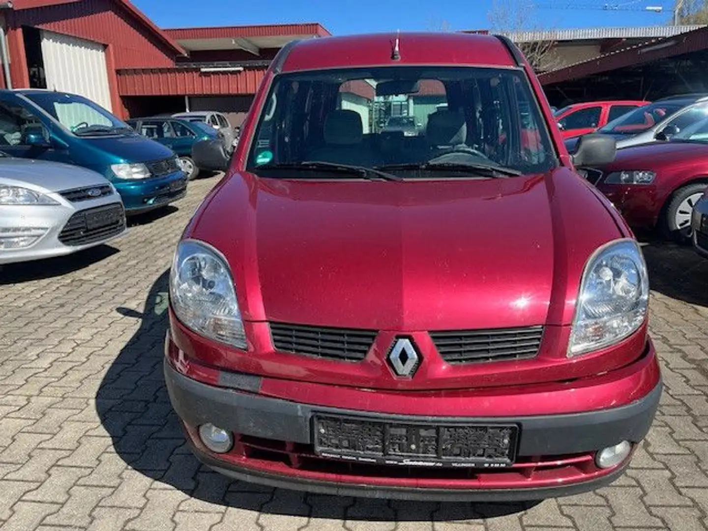 Renault Kangoo 1,5 DCi * KLIMA * 5-SITZER * 2 SCHIEBETÜR Piros - 2
