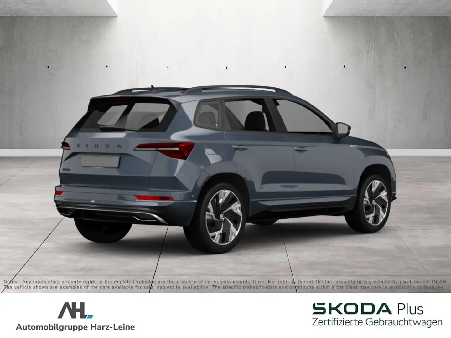 Skoda Karoq 1.5 TSI Style DSG Matrix Navi ACC Standhzg. AHK Grau - 2