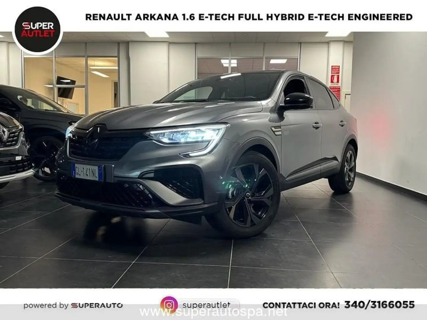 Renault Arkana 1.6 E-Tech full hybrid E-Tech Engineered Au Grey - 1