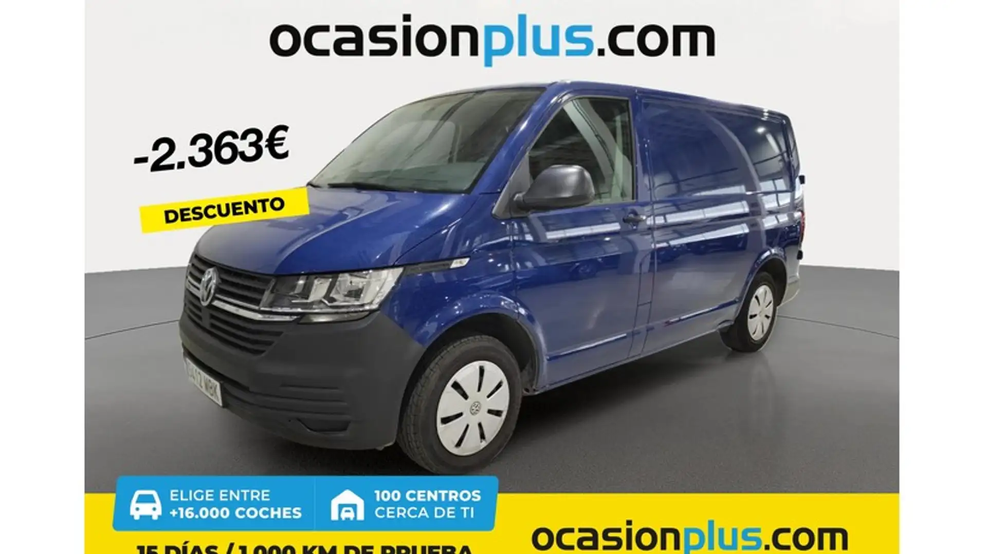 Volkswagen Transporter Kombi 2.0TDI Batalla Corta 81kW Azul - 1